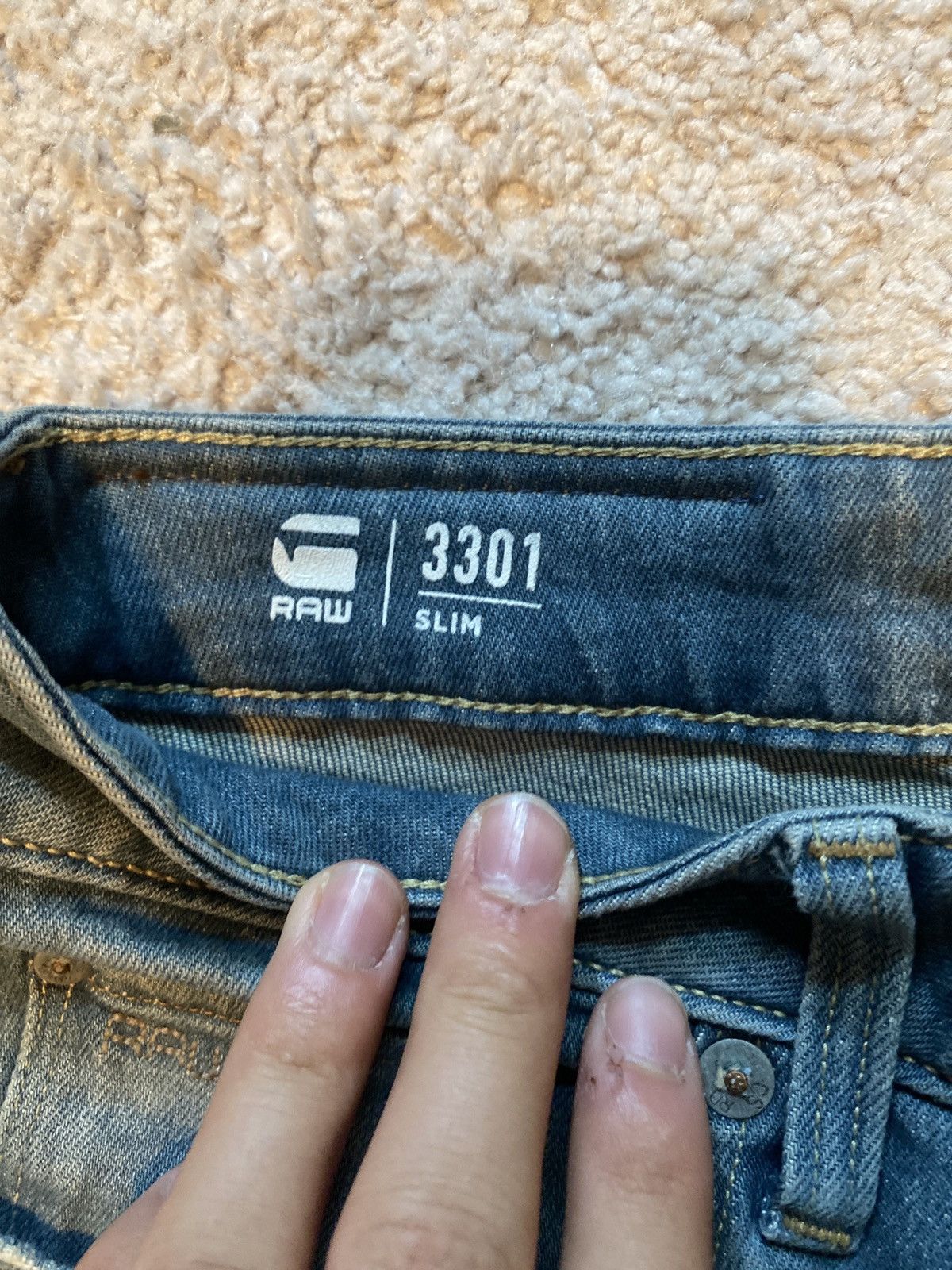 G-Star G star raw denim pants slim Size US 28 / EU 44 - 2 Thumbnail