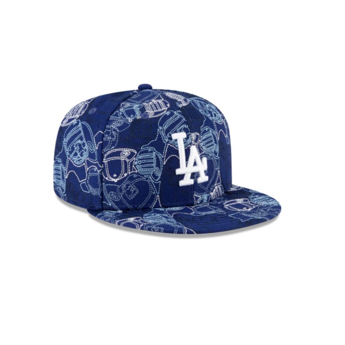 MLB × New Era New Era 100th Anniv CHAOS Los Angeles DODGERS 59Fifty Fitted Size ONE SIZE - 3 Thumbnail