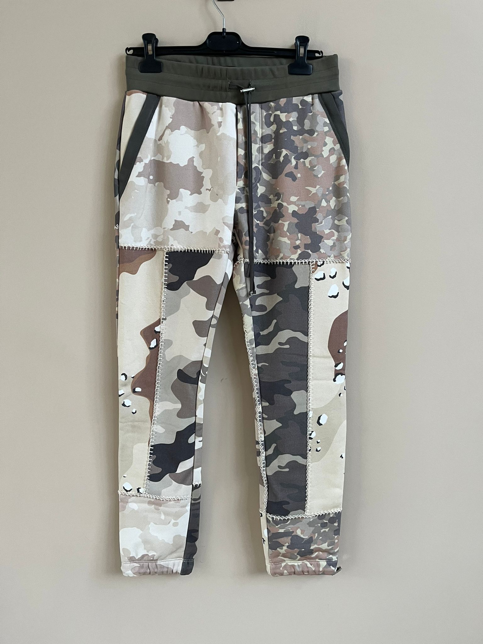 image of Amiri Patchwork Camo Sweatpant In Camo, Men's (Size 30)