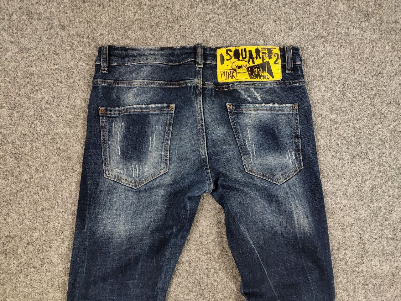 Dsquared2 Dsquared2 Punk Slim Jeans Distressed Blue Authentic Denim Size US 32 / EU 48 - 16 Thumbnail