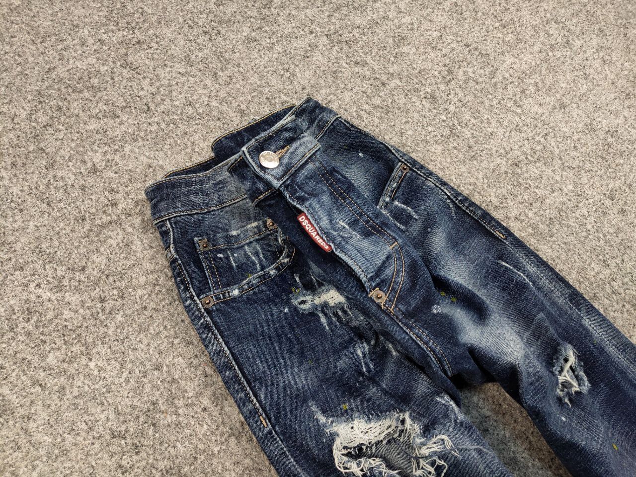 Dsquared2 Dsquared2 Punk Slim Jeans Distressed Blue Authentic Denim Size US 32 / EU 48 - 12 Thumbnail