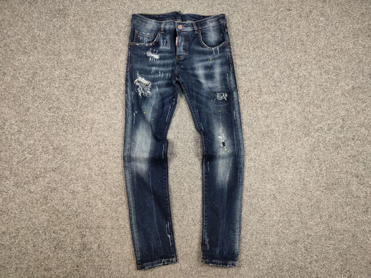 Dsquared2 Dsquared2 Punk Slim Jeans Distressed Blue Authentic Denim Size US 32 / EU 48 - 14 Thumbnail