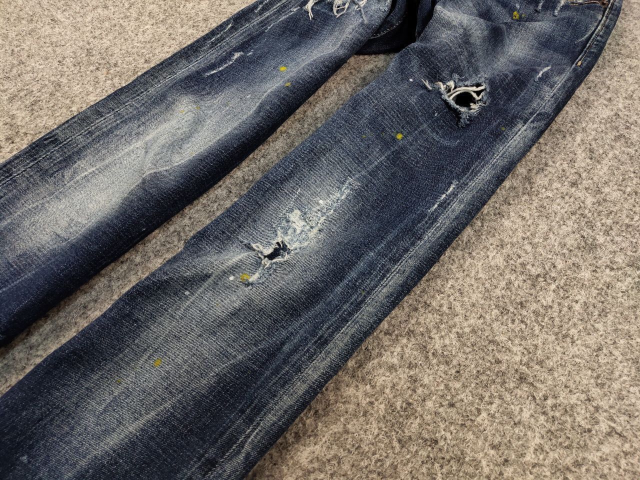 Dsquared2 Dsquared2 Punk Slim Jeans Distressed Blue Authentic Denim Size US 32 / EU 48 - 6 Thumbnail