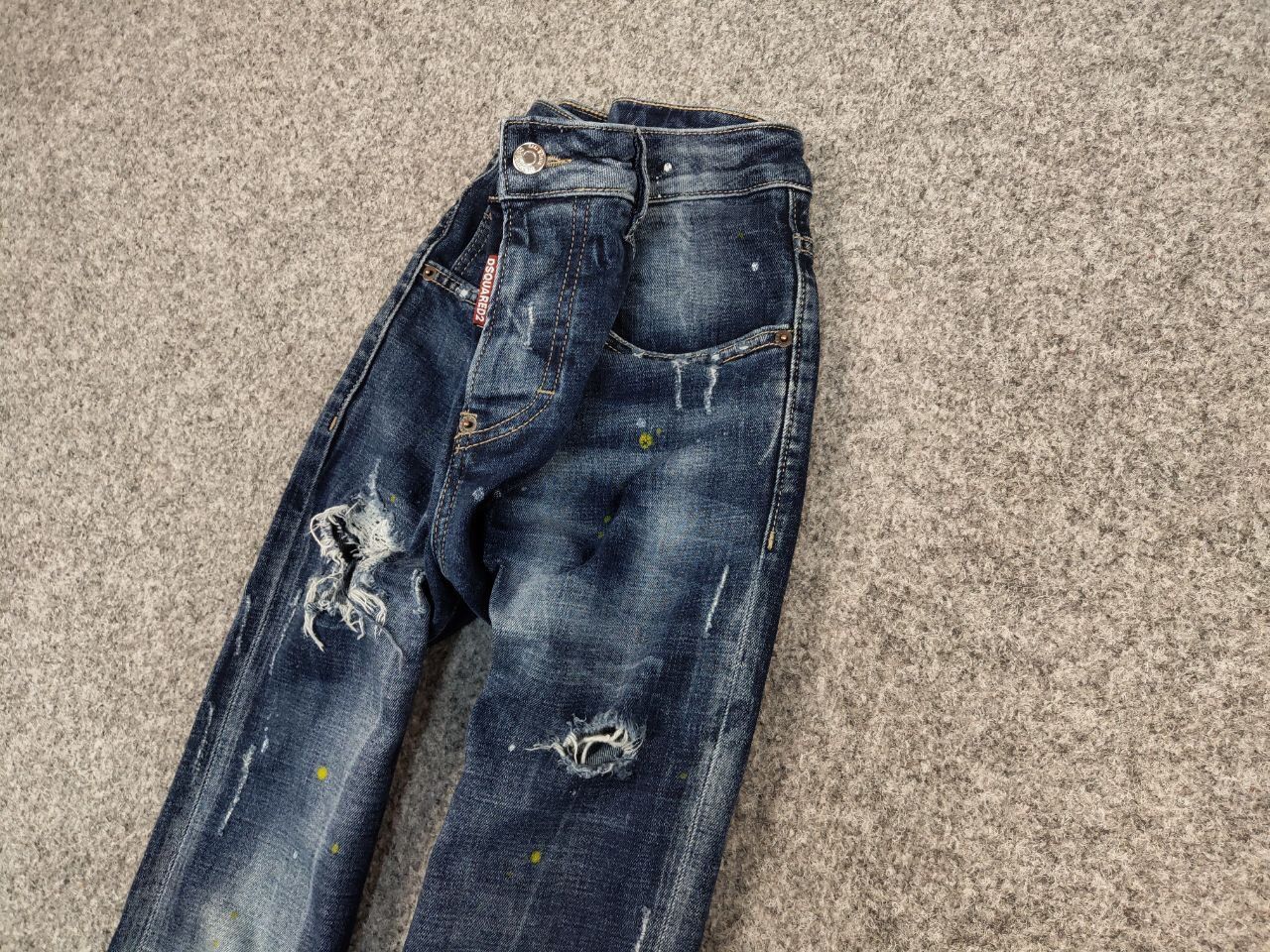 Dsquared2 Dsquared2 Punk Slim Jeans Distressed Blue Authentic Denim Size US 32 / EU 48 - 4 Thumbnail