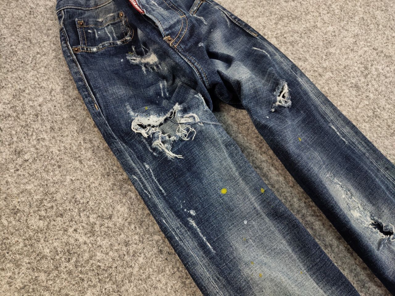 Dsquared2 Dsquared2 Punk Slim Jeans Distressed Blue Authentic Denim Size US 32 / EU 48 - 9 Thumbnail