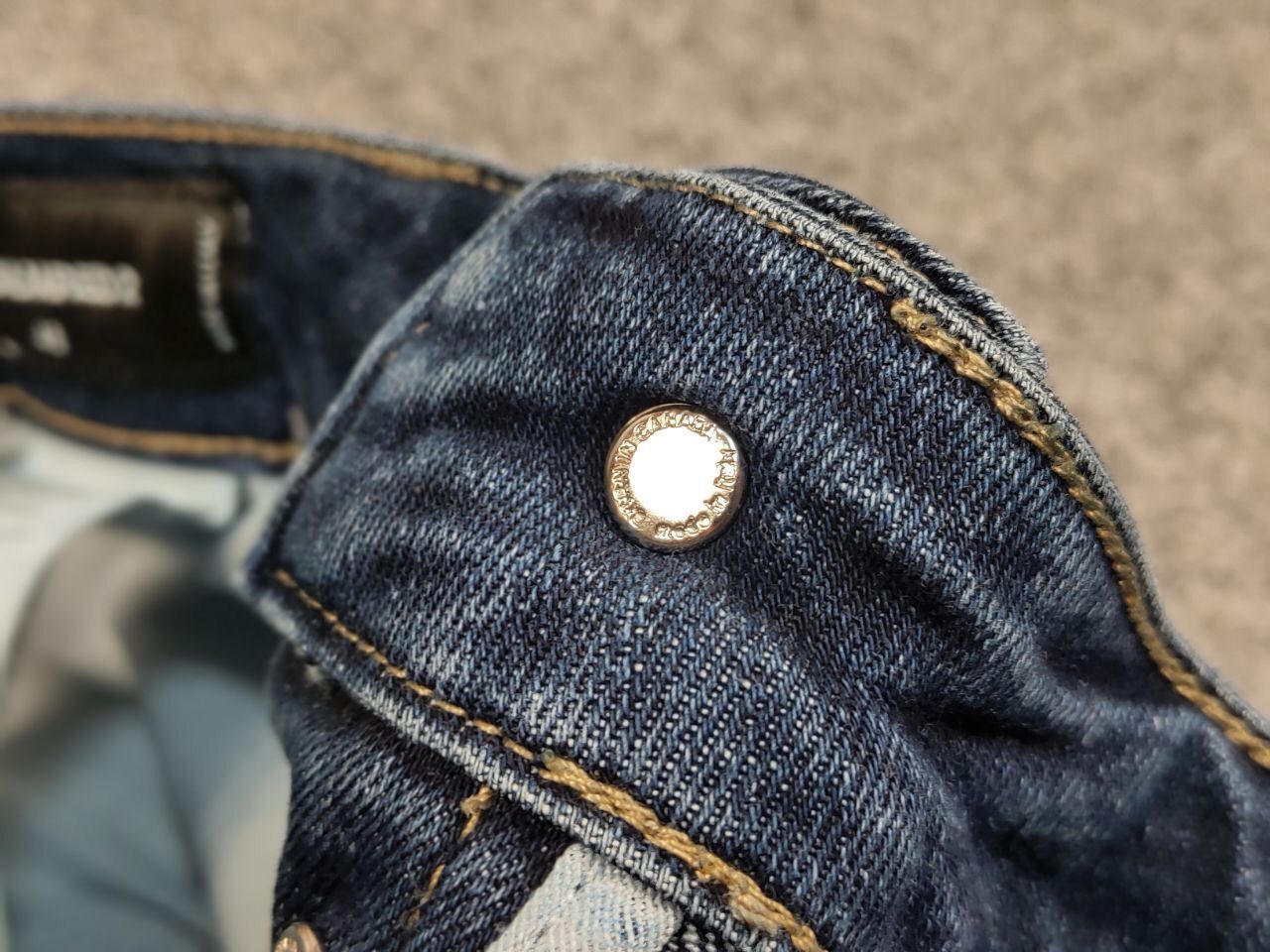 Dsquared2 Dsquared2 Punk Slim Jeans Distressed Blue Authentic Denim Size US 32 / EU 48 - 23 Thumbnail