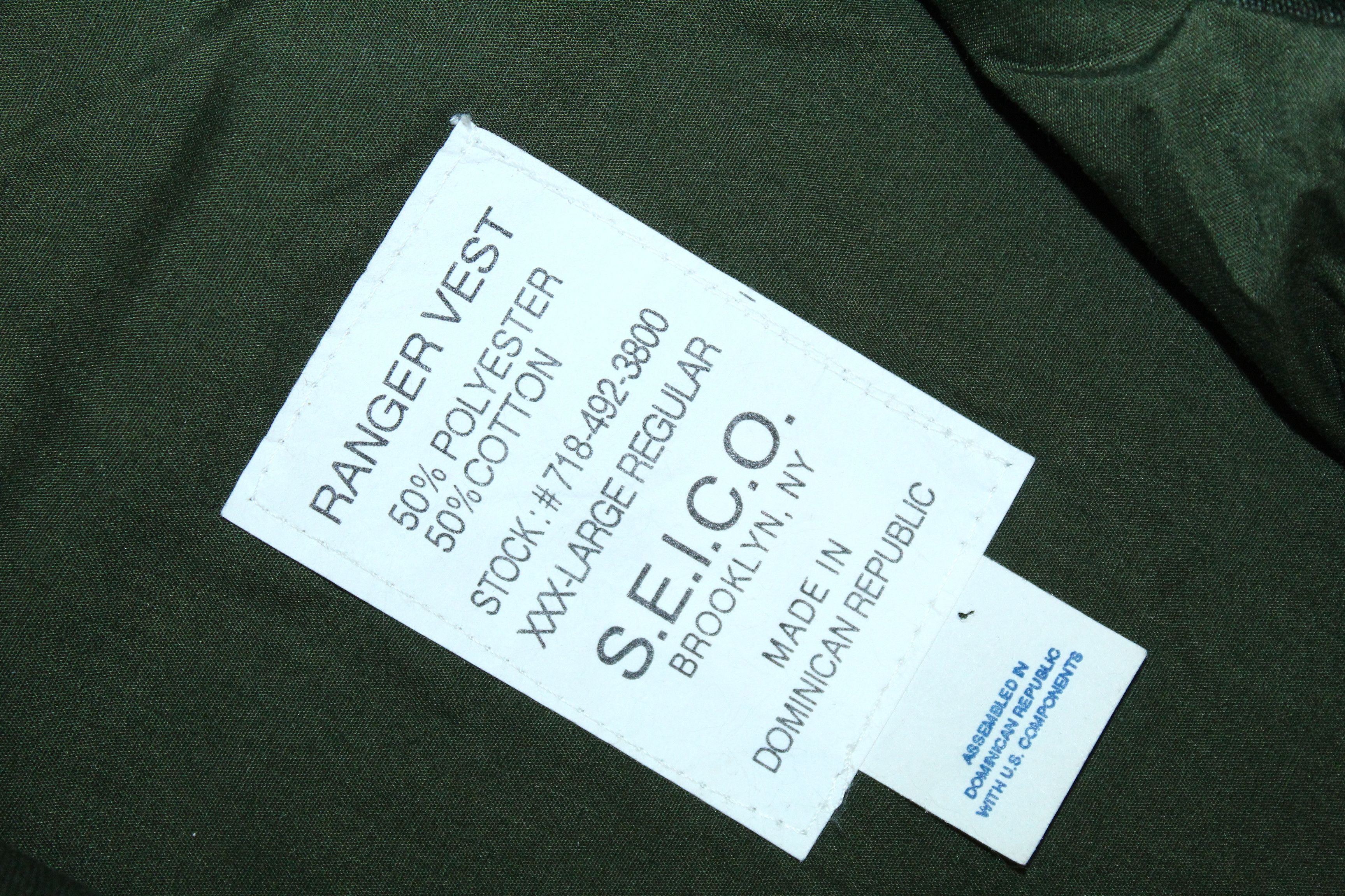 Surplus Research USA Military Ranger Vest S.E.I.C.O. Brooklyn, NY size-XXXL Size US XXL / EU 58 / 5 - 6 Thumbnail