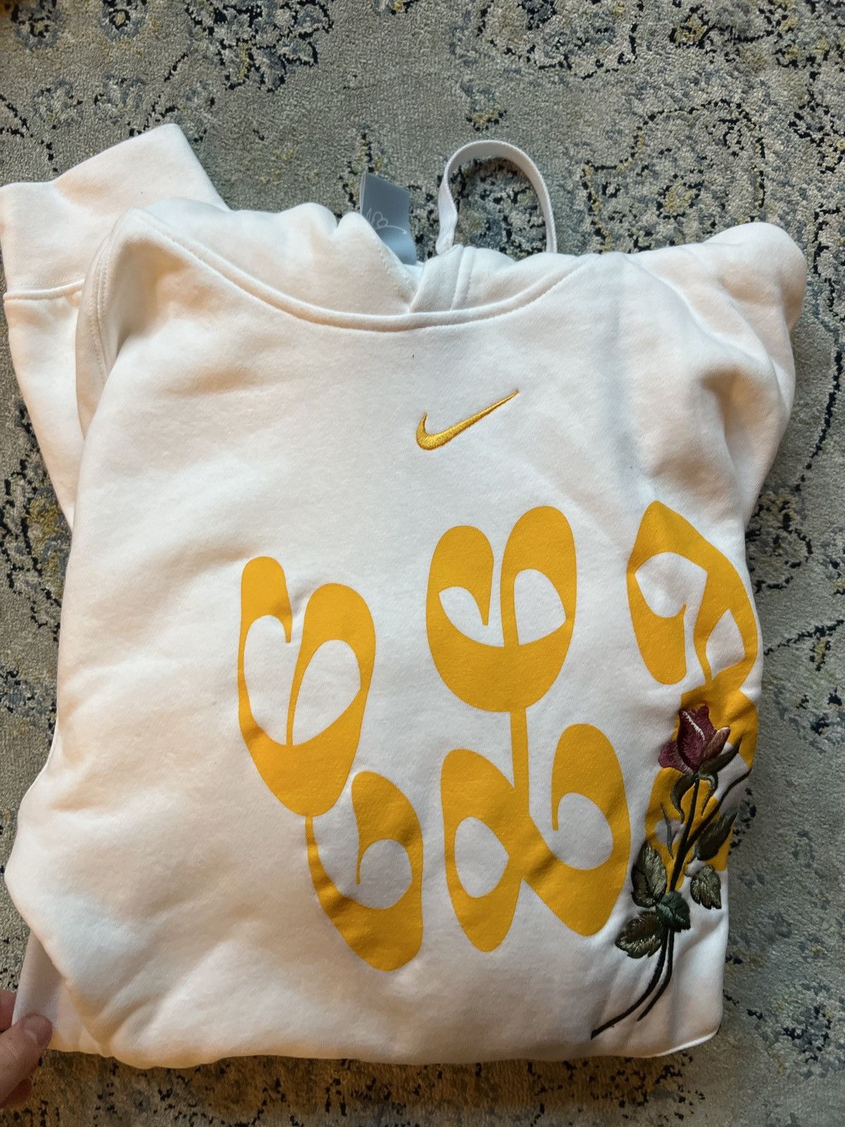 clb hoodie white