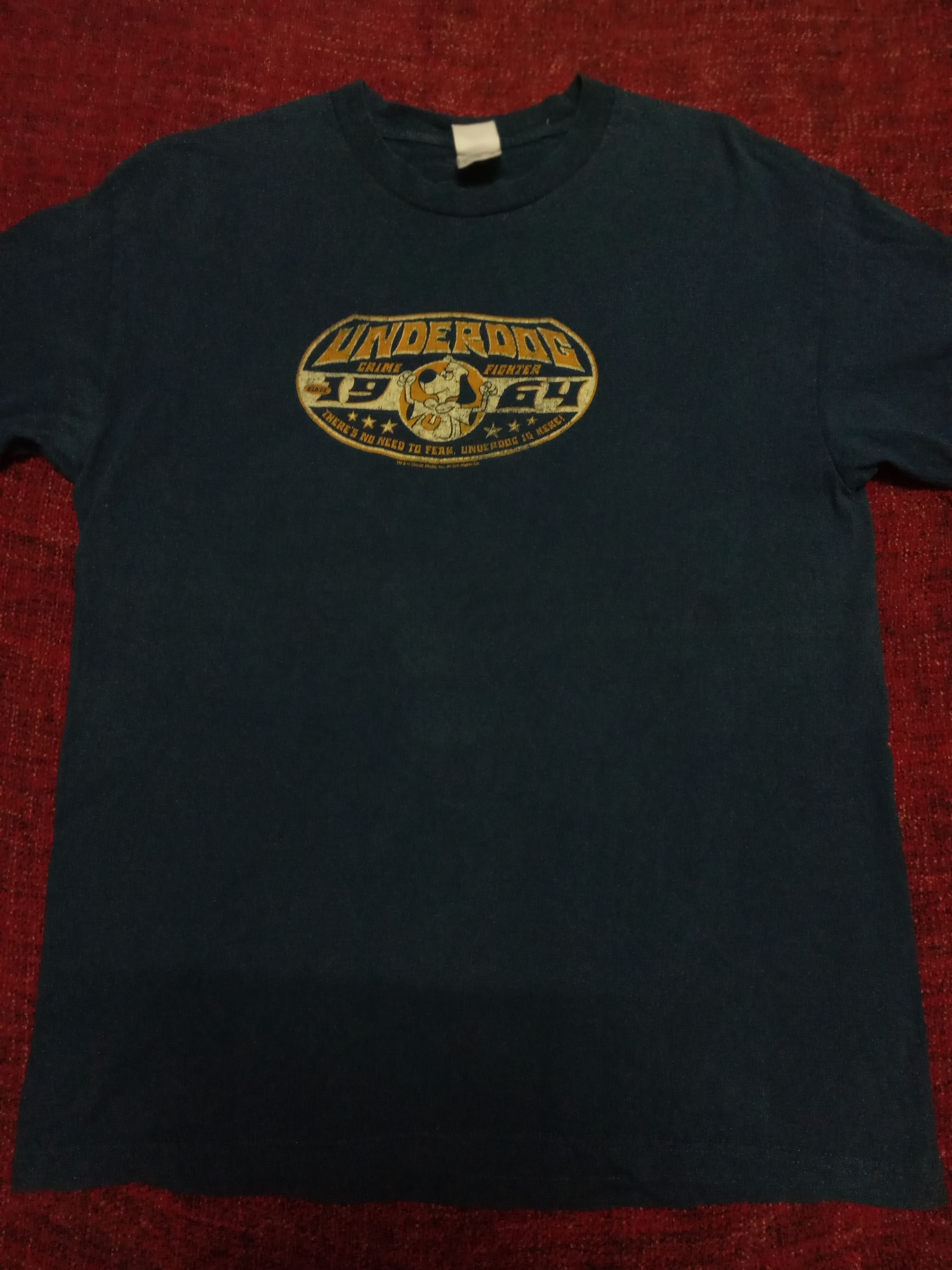 Cartoon Network × Vintage Vintage 90s Underdog Tee Garfield Pink Panther Cartoon Size US L / EU 52-54 / 3 - 4 Thumbnail