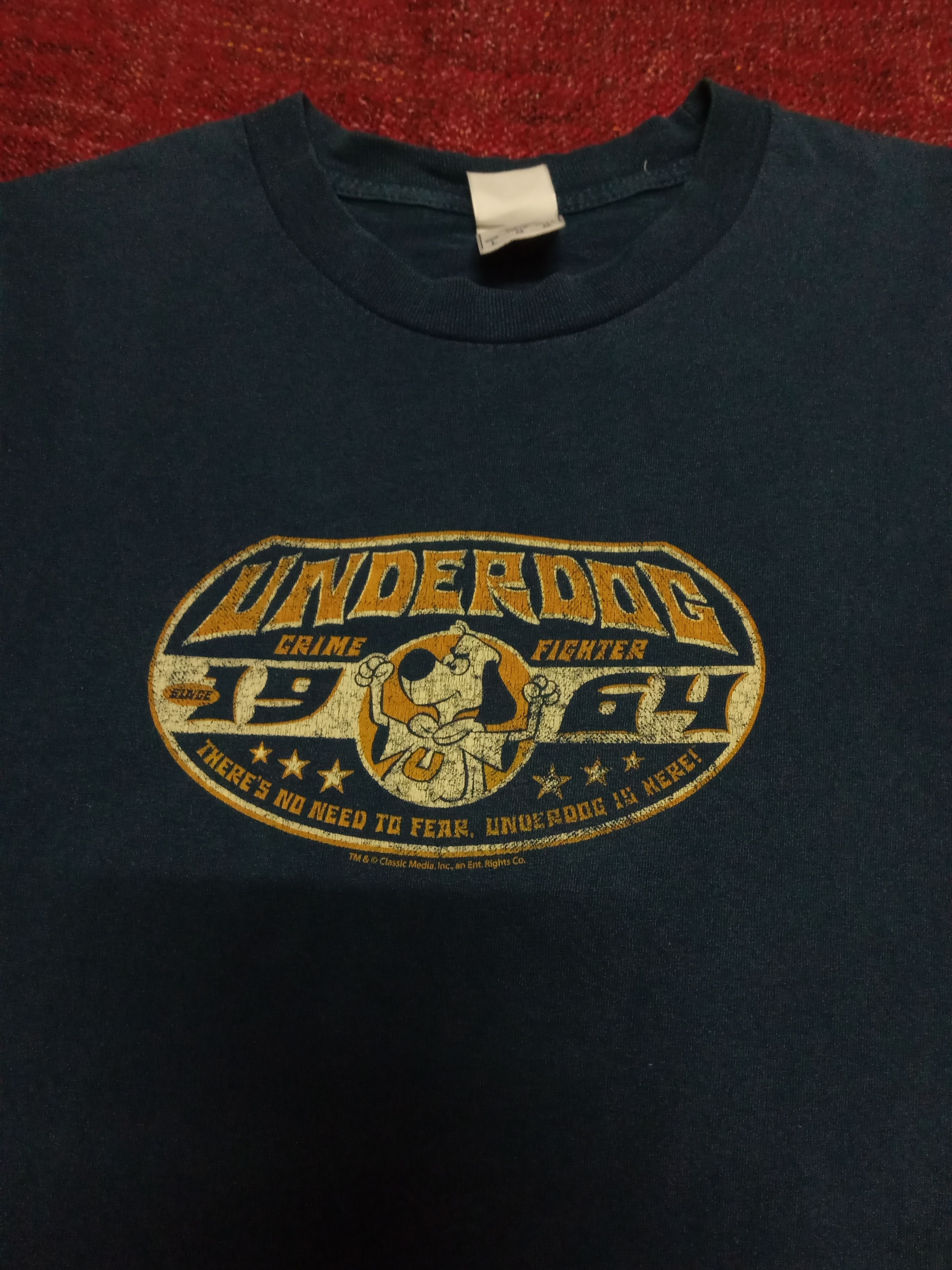 Cartoon Network × Vintage Vintage 90s Underdog Tee Garfield Pink Panther Cartoon Size US L / EU 52-54 / 3 - 1 Thumbnail