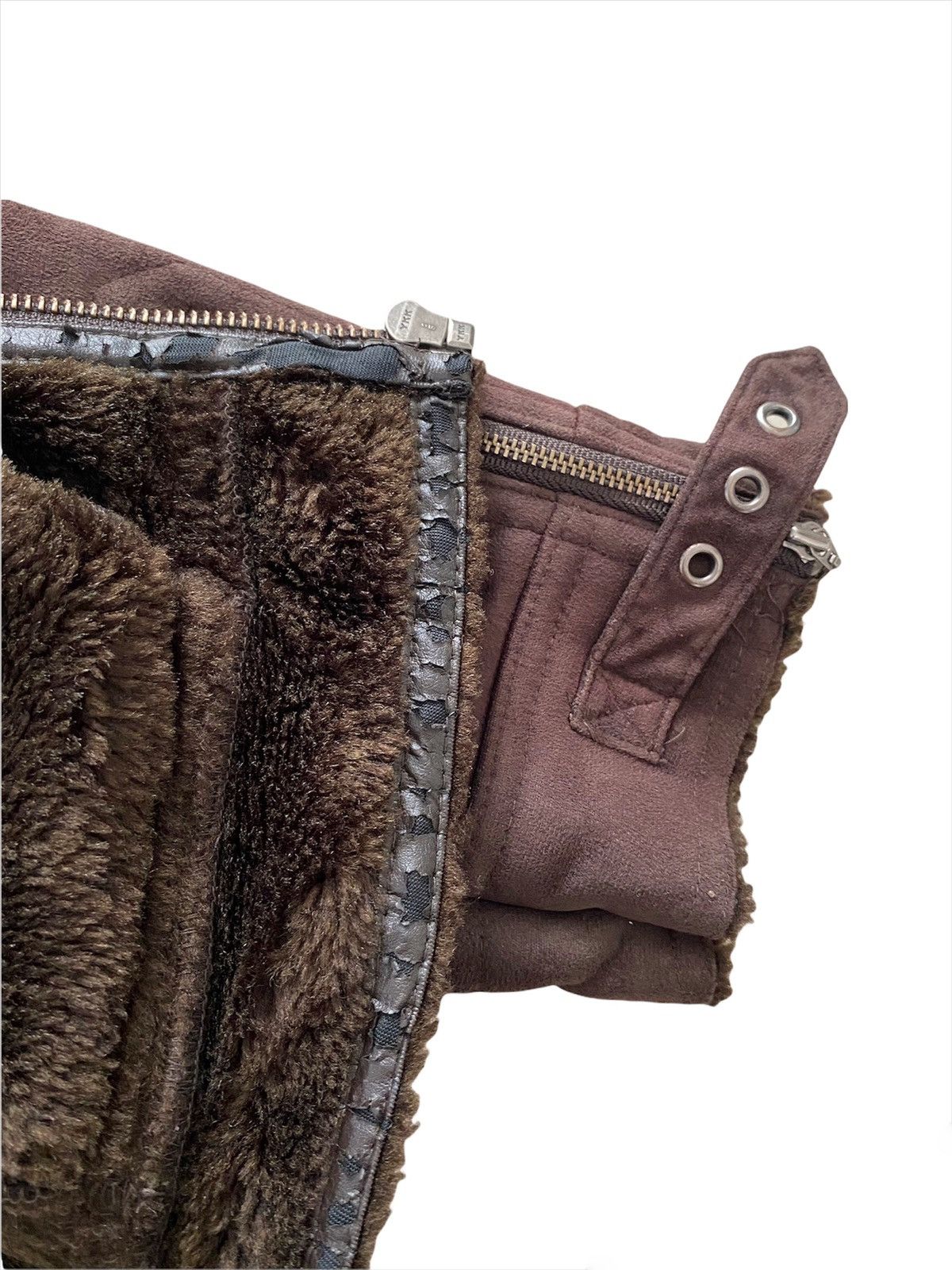 Japanese Brand × Vintage Urban Collection 🇯🇵 Suede Jacket Lining Fur nice designer Size US XL / EU 56 / 4 - 6 Thumbnail