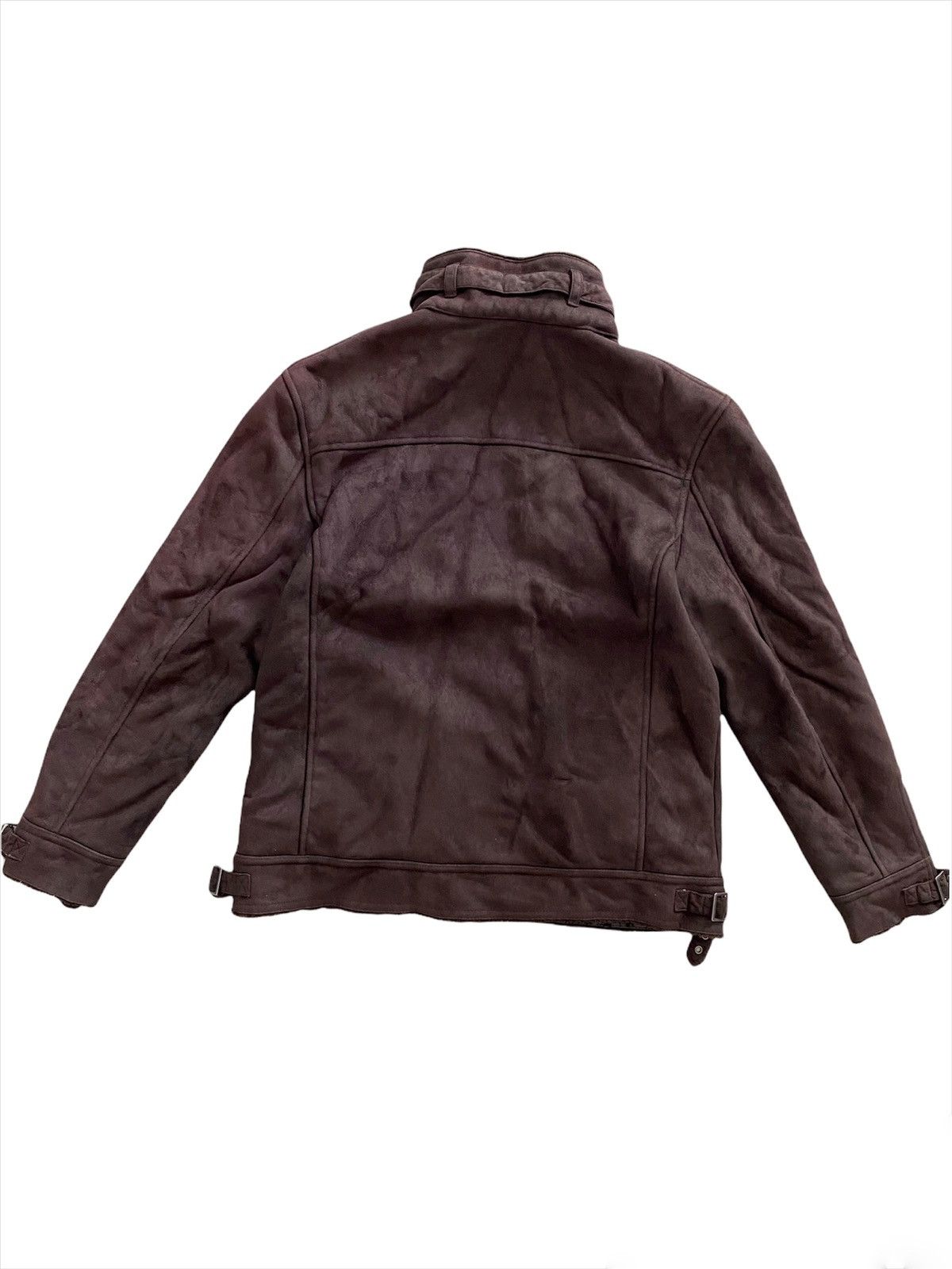 Japanese Brand × Vintage Urban Collection 🇯🇵 Suede Jacket Lining Fur nice designer Size US XL / EU 56 / 4 - 4 Thumbnail