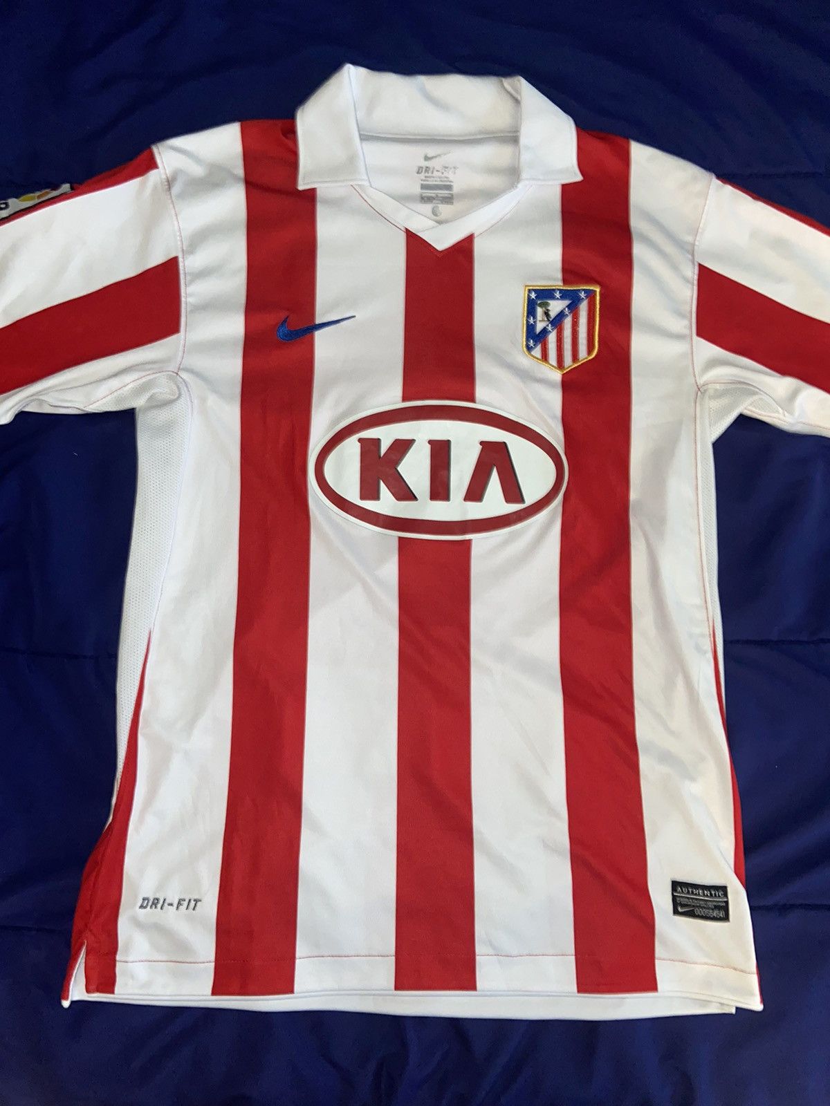Nike Atletico Madrid 2010 11 Home Jersey Diego Forlan Grailed