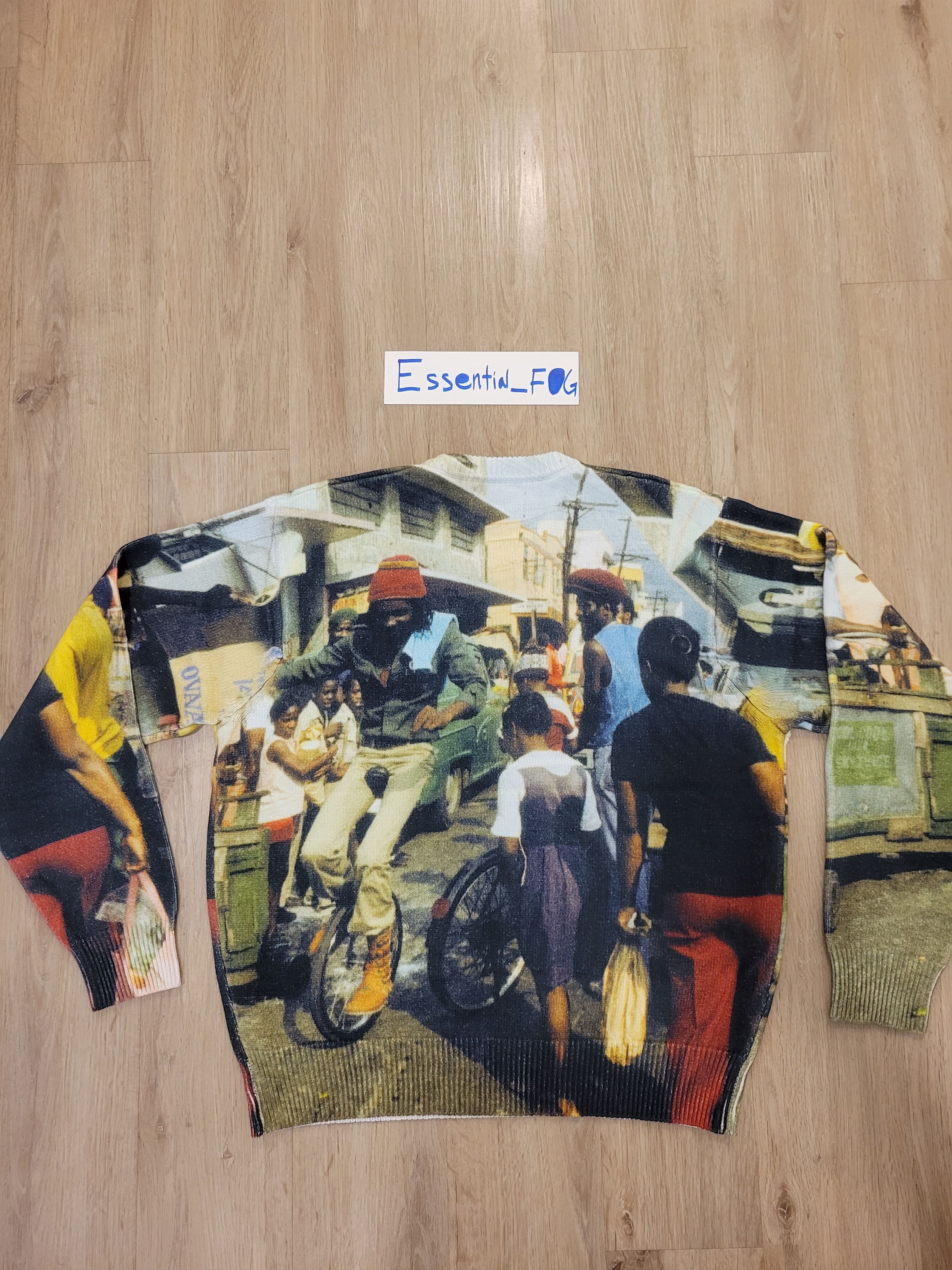 Stussy STUSSY PETER TOSH PRINT SWEATER (M) | Grailed