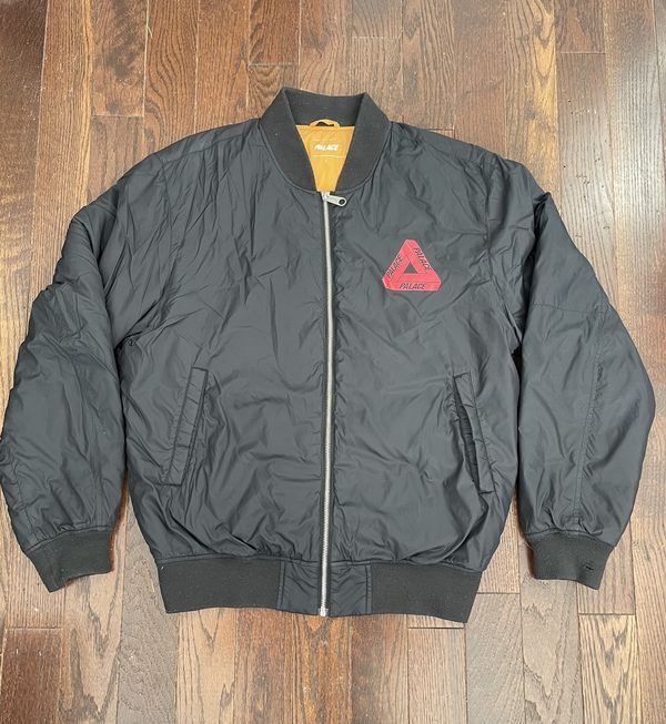 Palace Palace International Thinsulate Bomber Jacket Black | Grailed