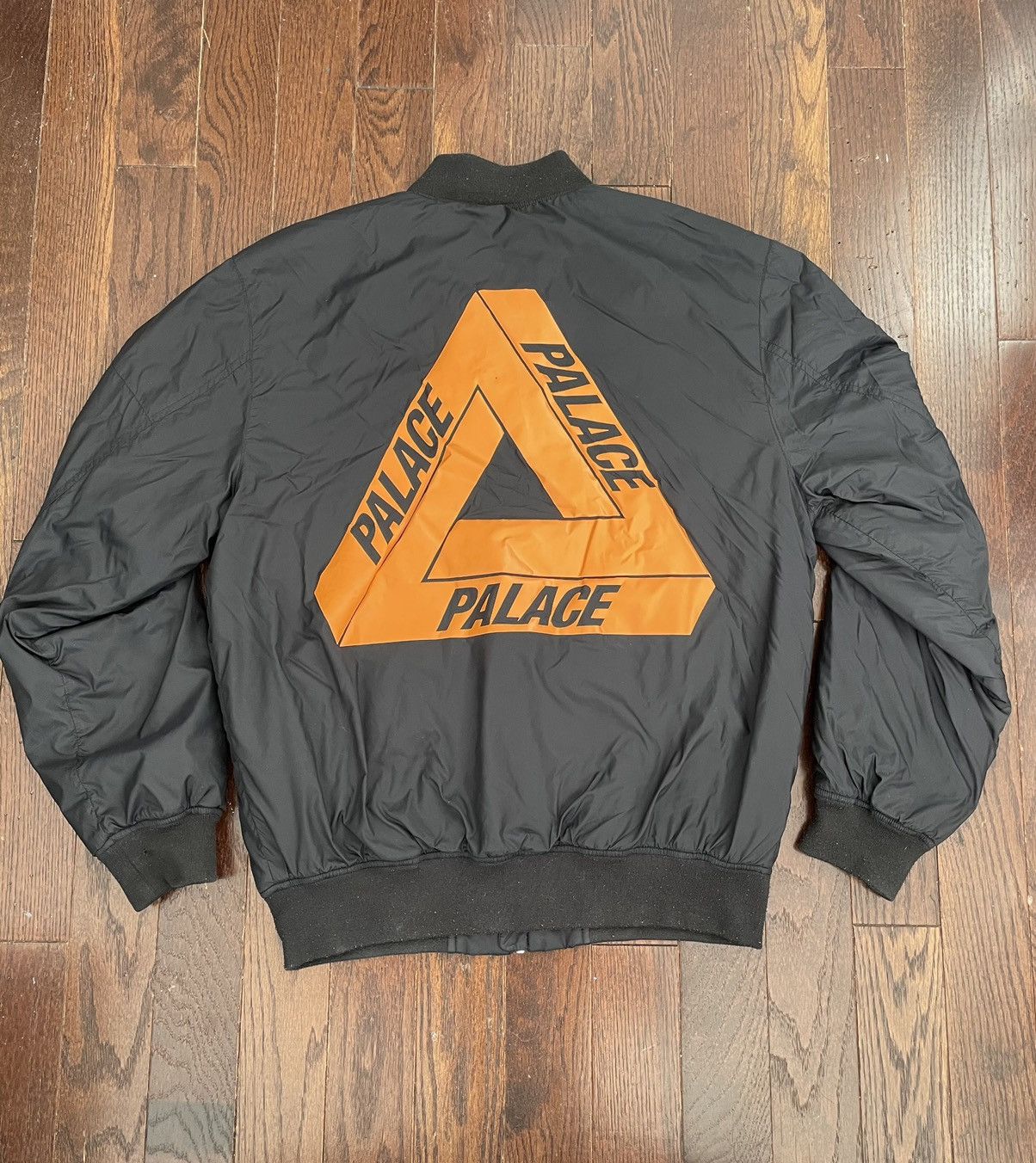 Palace Palace International Thinsulate Bomber Jacket Black | Grailed