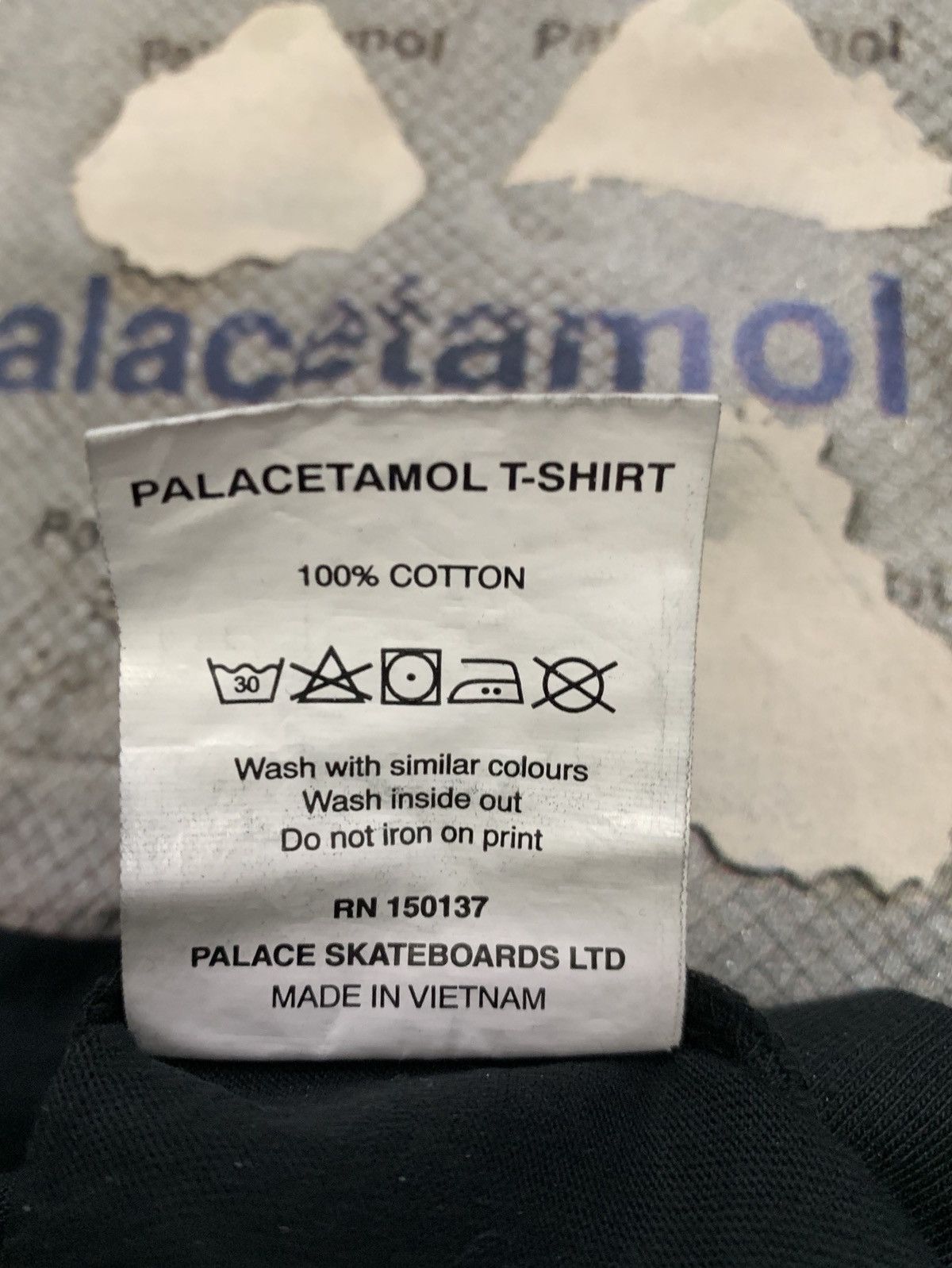 Palace Palace Palacetamol Tee Shirt Black Size US XL / EU 56 / 4 - 4 Thumbnail