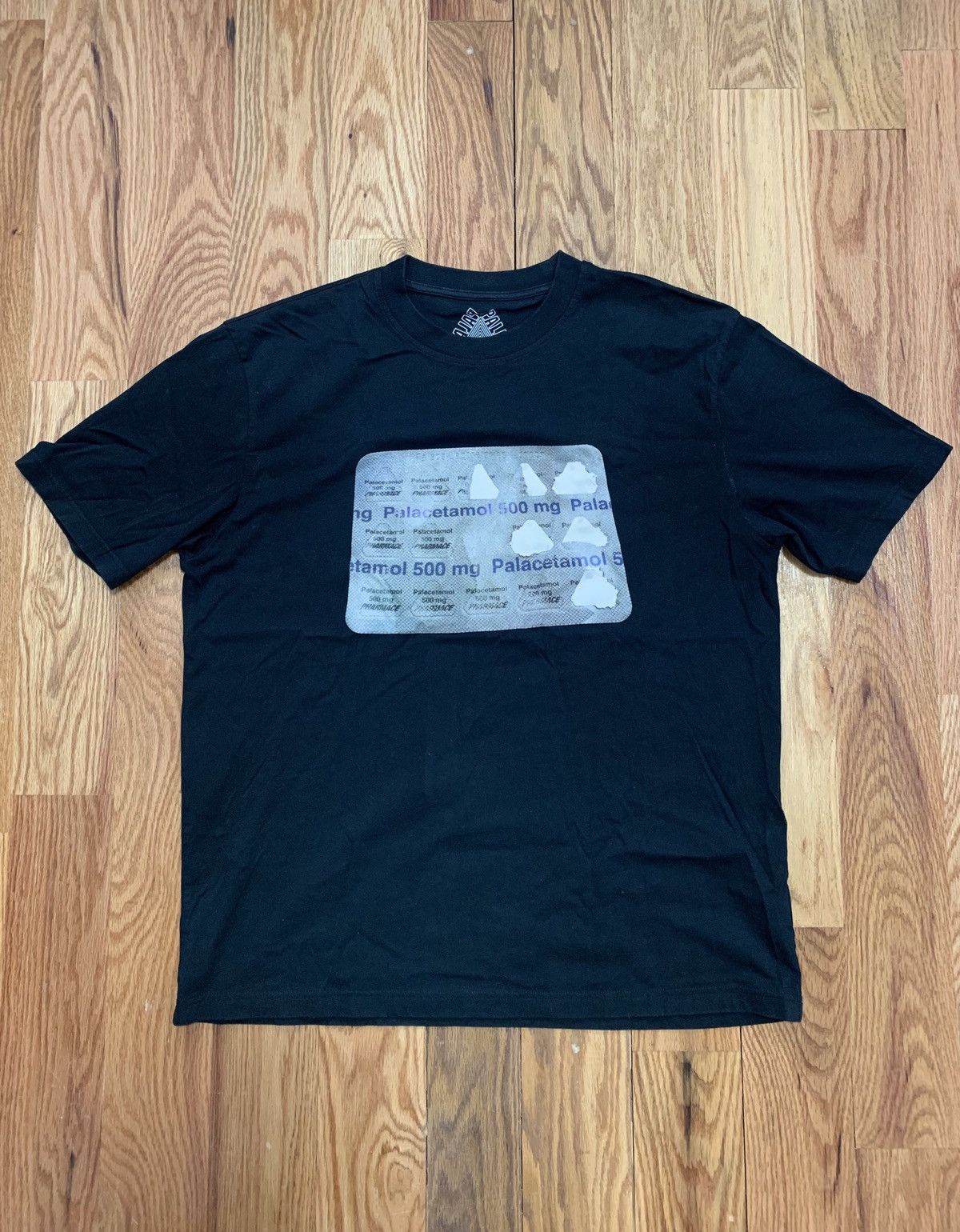 Palace Palace Palacetamol Tee Shirt Black Size US XL / EU 56 / 4 - 1 Thumbnail