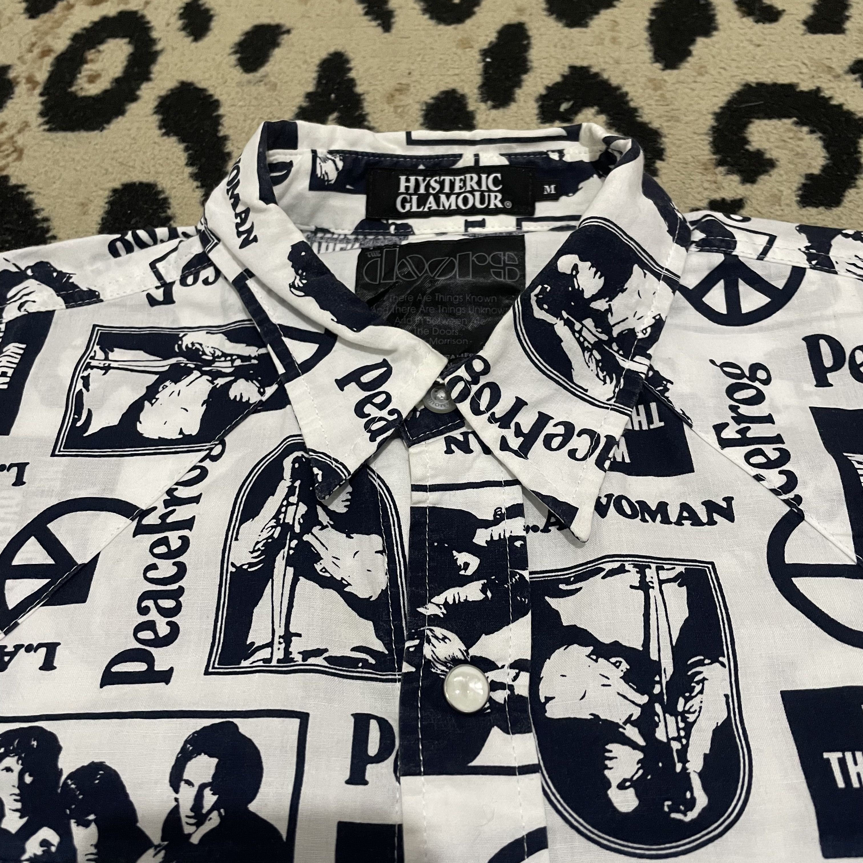 Band Tees × Hysteric Glamour Hysteric Glamour x The Doors Button Ups Shirts Size US M / EU 48-50 / 2 - 3 Thumbnail