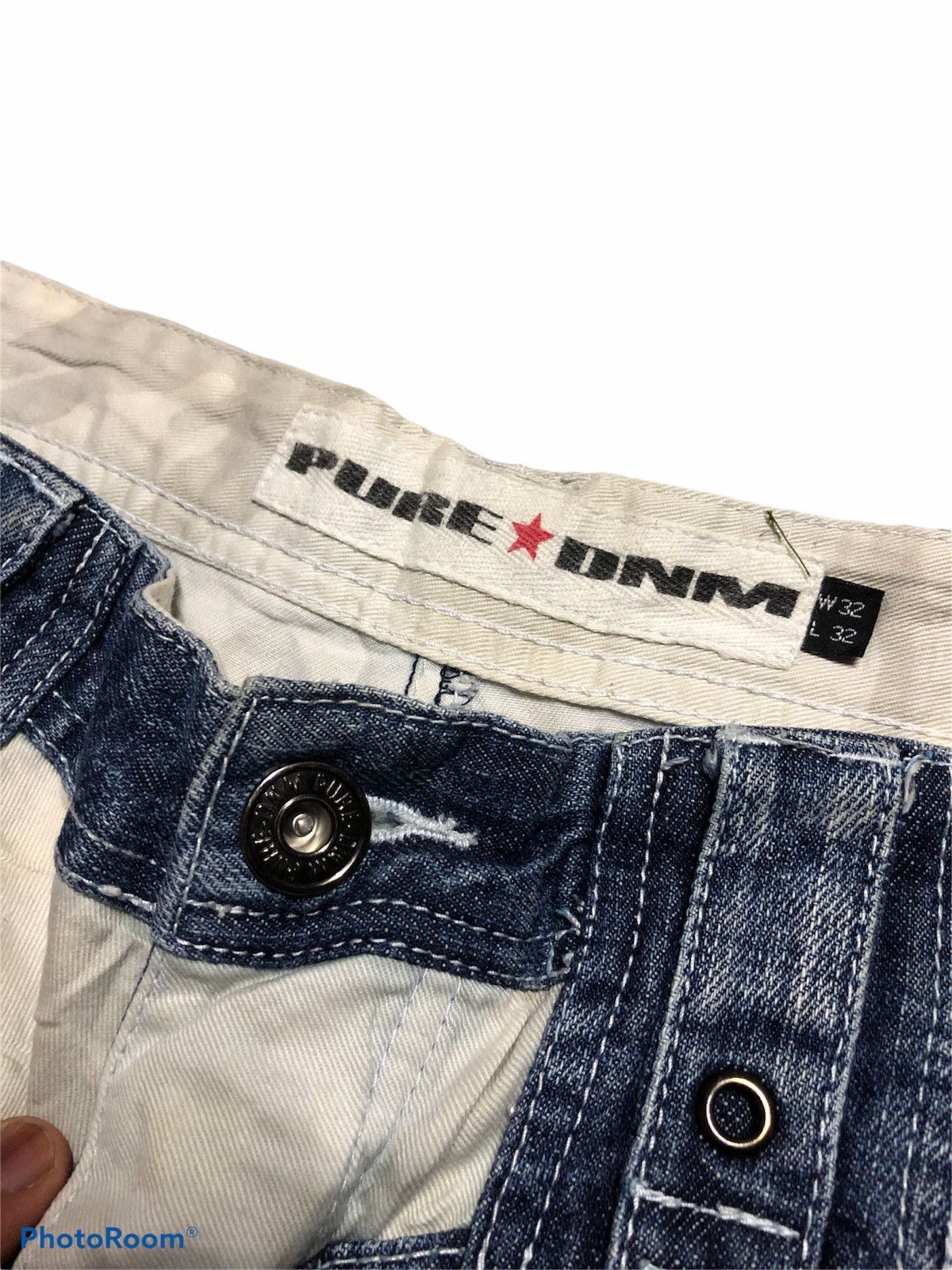 Japanese Brand WIDE LEG PURE DNM MULTIPOCKET TACTICAL DENIM Size US 32 / EU 48 - 5 Thumbnail