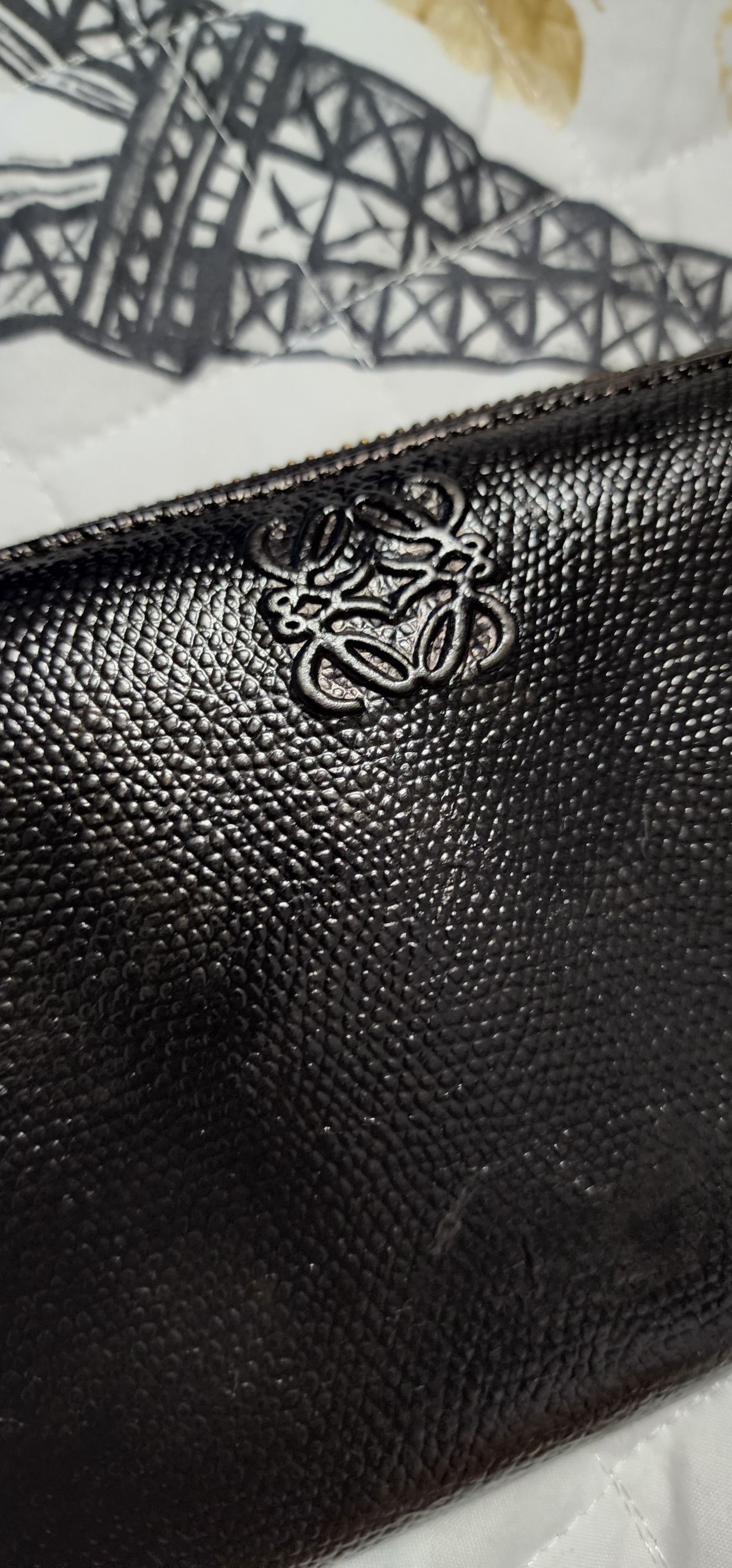 Loewe Leather Zippy Large Wallet Size ONE SIZE - 2 Thumbnail