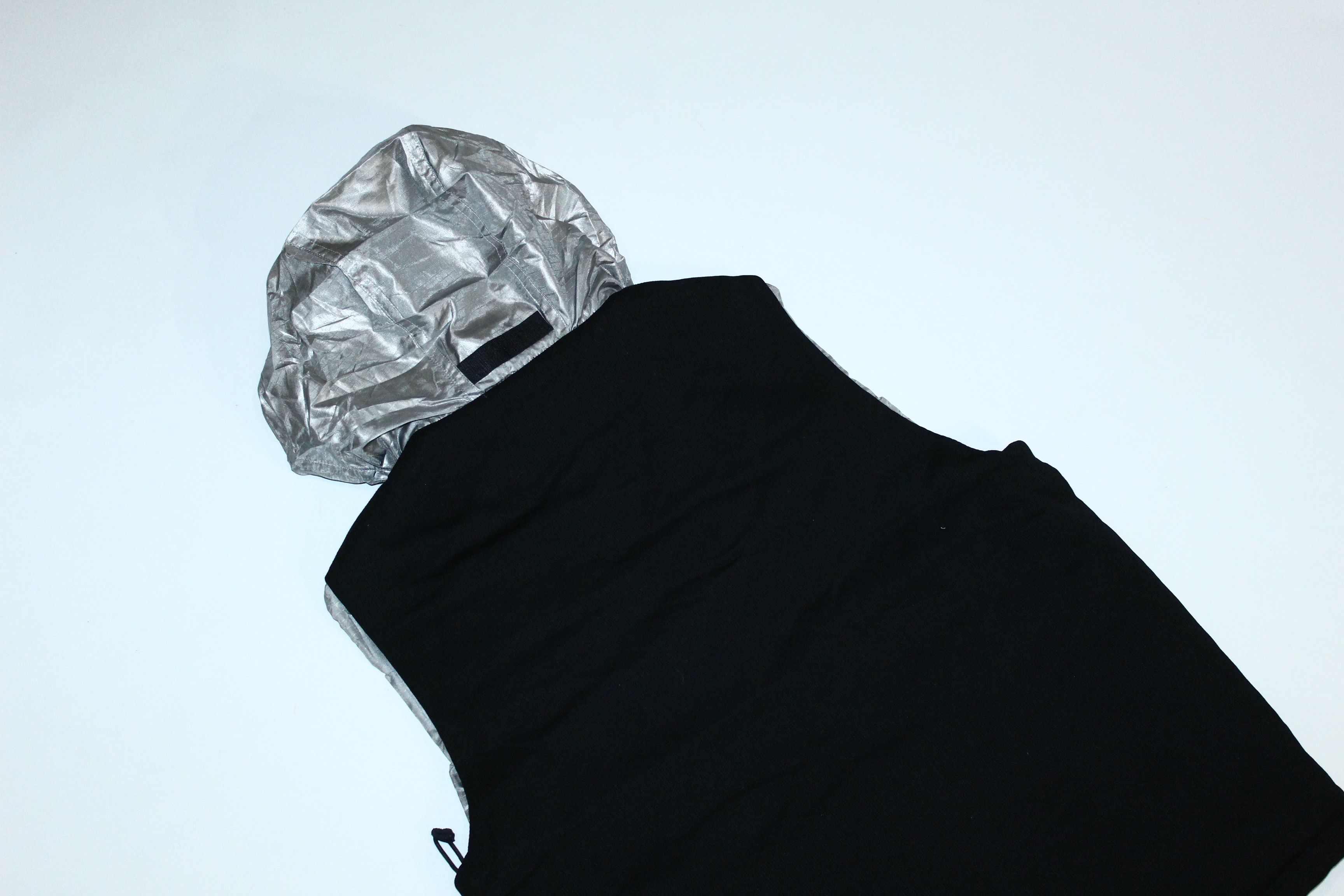 Sophnet. Sophnet. 9004 Winter Reversible Black Wool Silver Nylon Vest Size US S / EU 44-46 / 1 - 3 Thumbnail