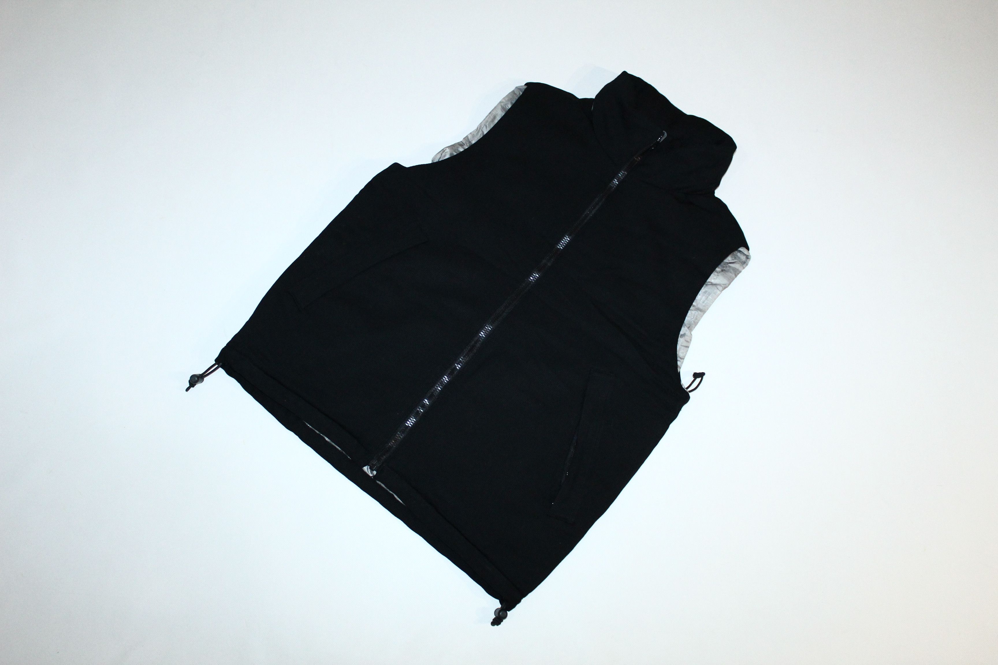 Sophnet. Sophnet. 9004 Winter Reversible Black Wool Silver Nylon Vest Size US S / EU 44-46 / 1 - 4 Thumbnail