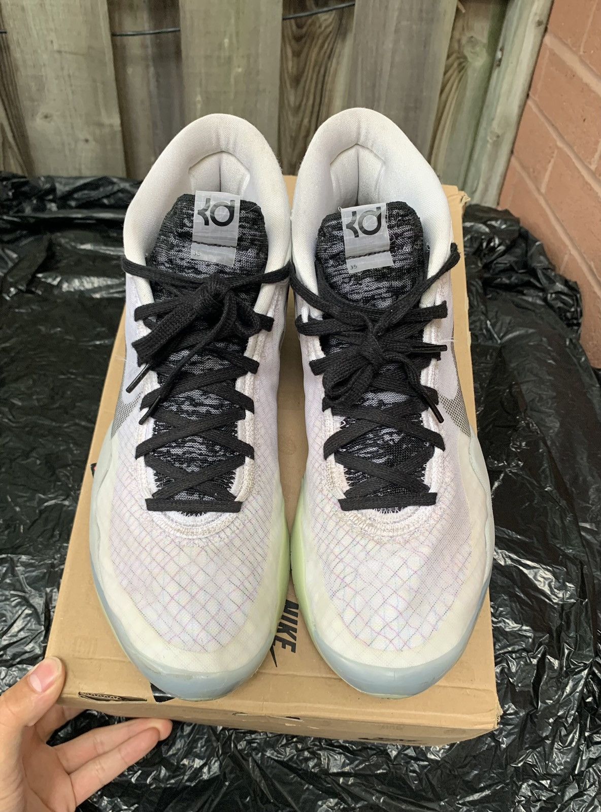 Nike Basketball KD 12 White/Grey