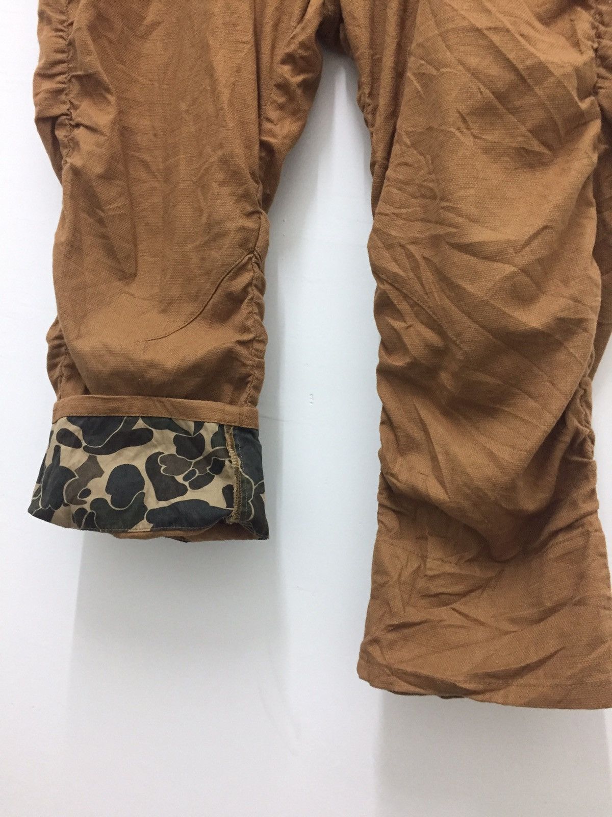 Japanese Brand Handcrafted Japan Cropped Half Camo Size US 35 - 6 Thumbnail