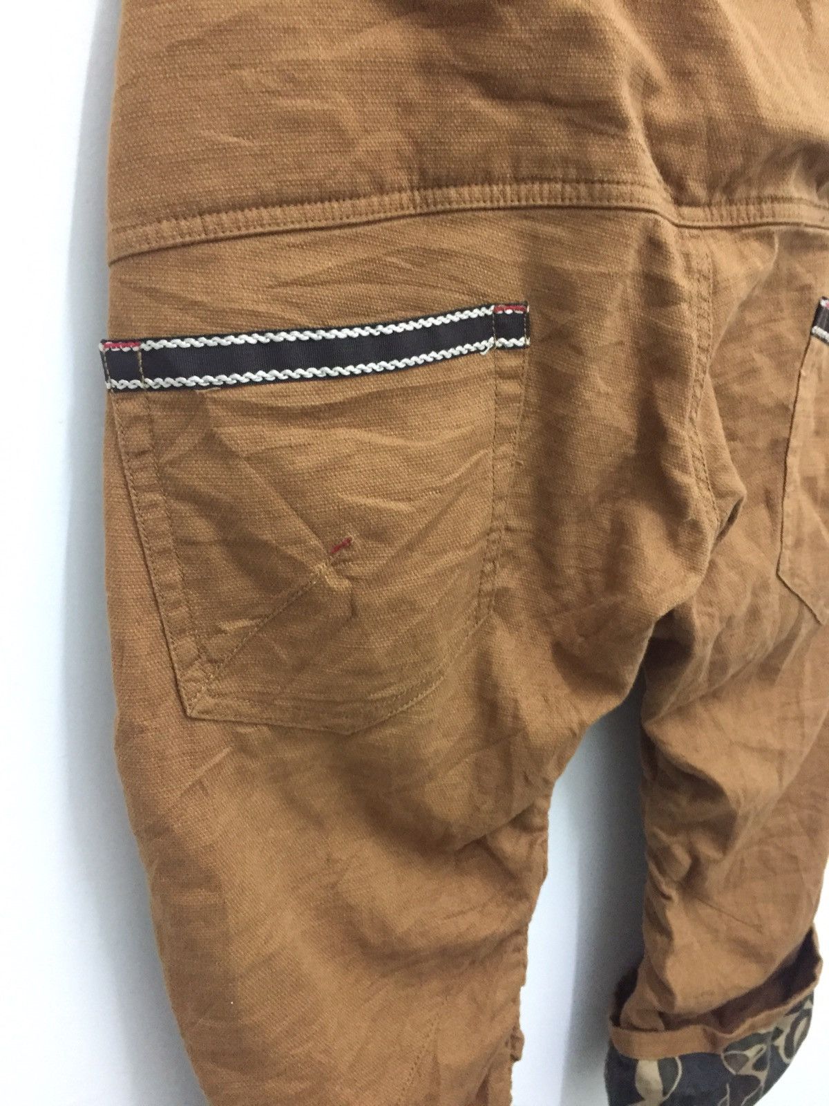 Japanese Brand Handcrafted Japan Cropped Half Camo Size US 35 - 8 Thumbnail