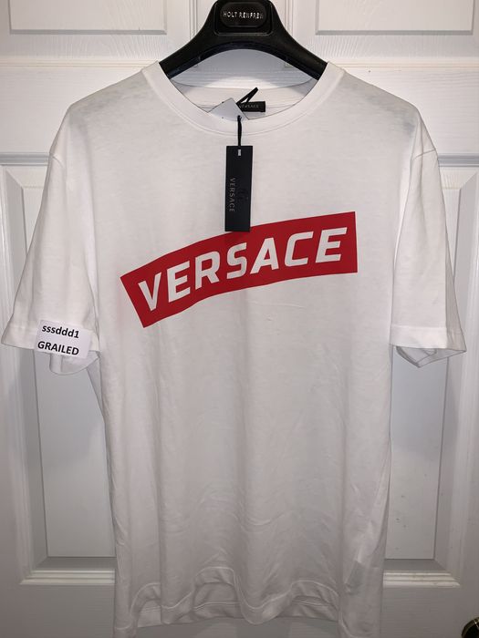 Versace AUTHENTIC MENS VERSACE BOX LOGO 2019 T SHIRT SIZE XL 600