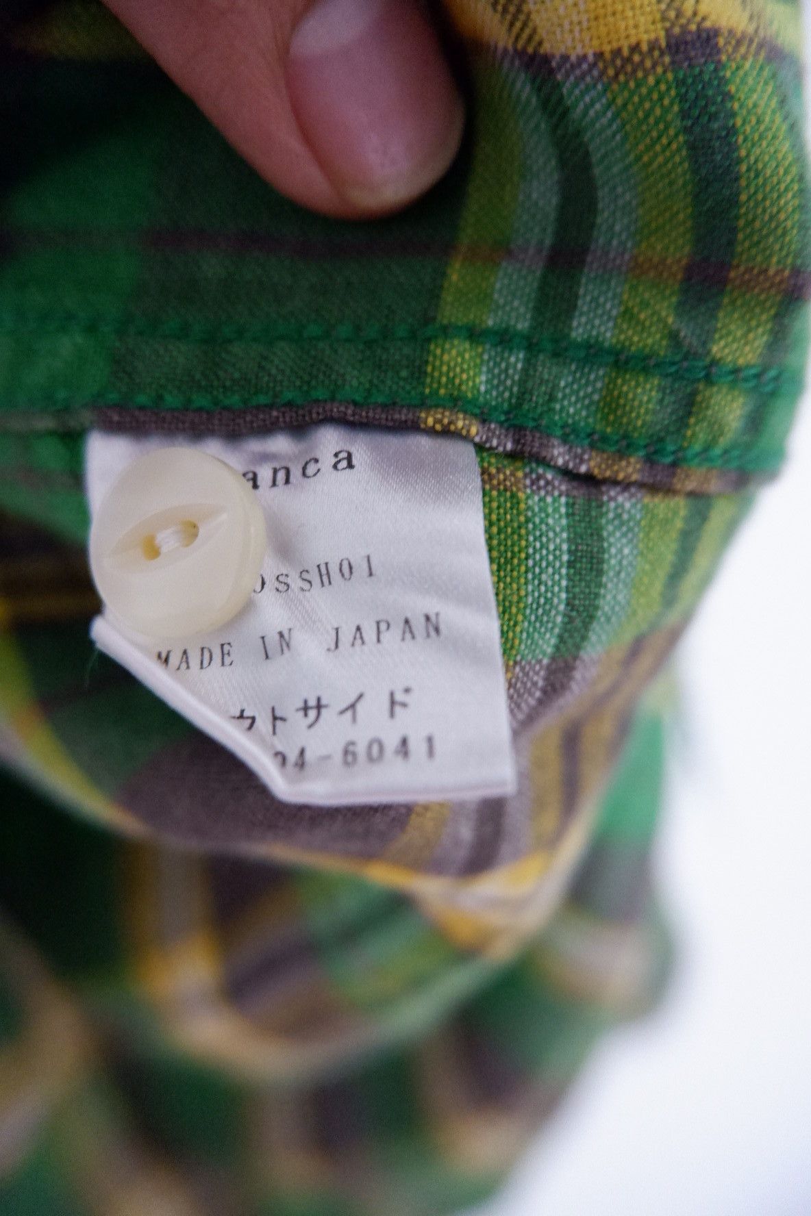 Japanese Brand Vintage Sanca Linen Flanel Shirt Size US L / EU 52-54 / 3 - 8 Thumbnail