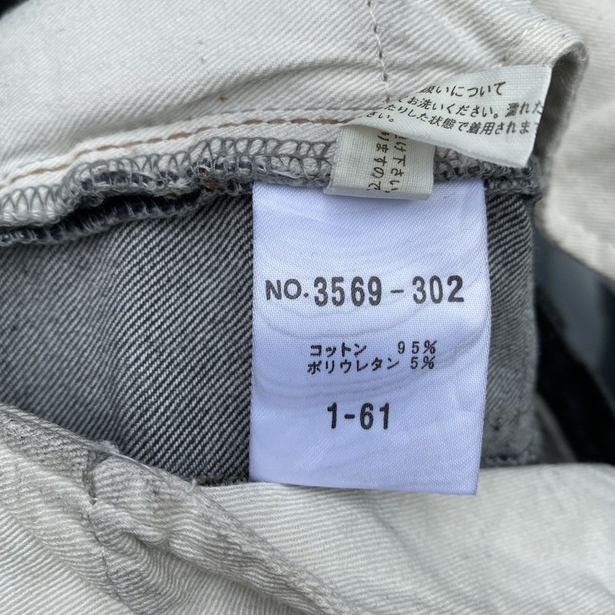 If Six Was Nine × Le Grande Bleu (L.G.B.) × Schlussel 🔥SCHLUSSEL🔥Multi-sideseams jeans Size US 32 / EU 48 - 10 Thumbnail