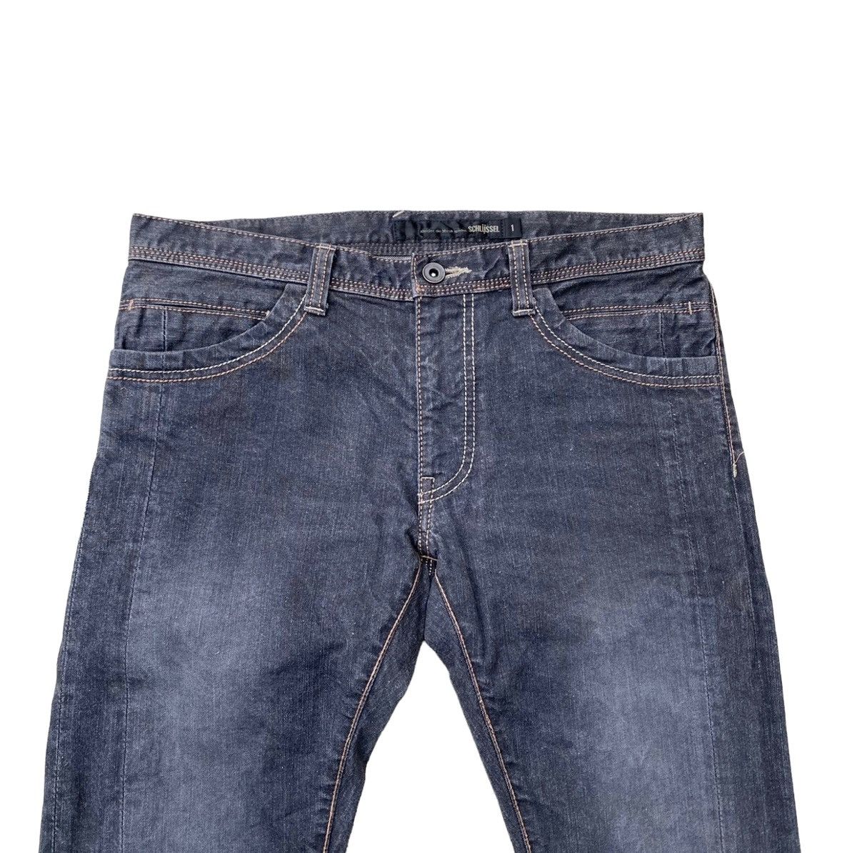 If Six Was Nine × Le Grande Bleu (L.G.B.) × Schlussel 🔥SCHLUSSEL🔥Multi-sideseams jeans Size US 32 / EU 48 - 3 Thumbnail