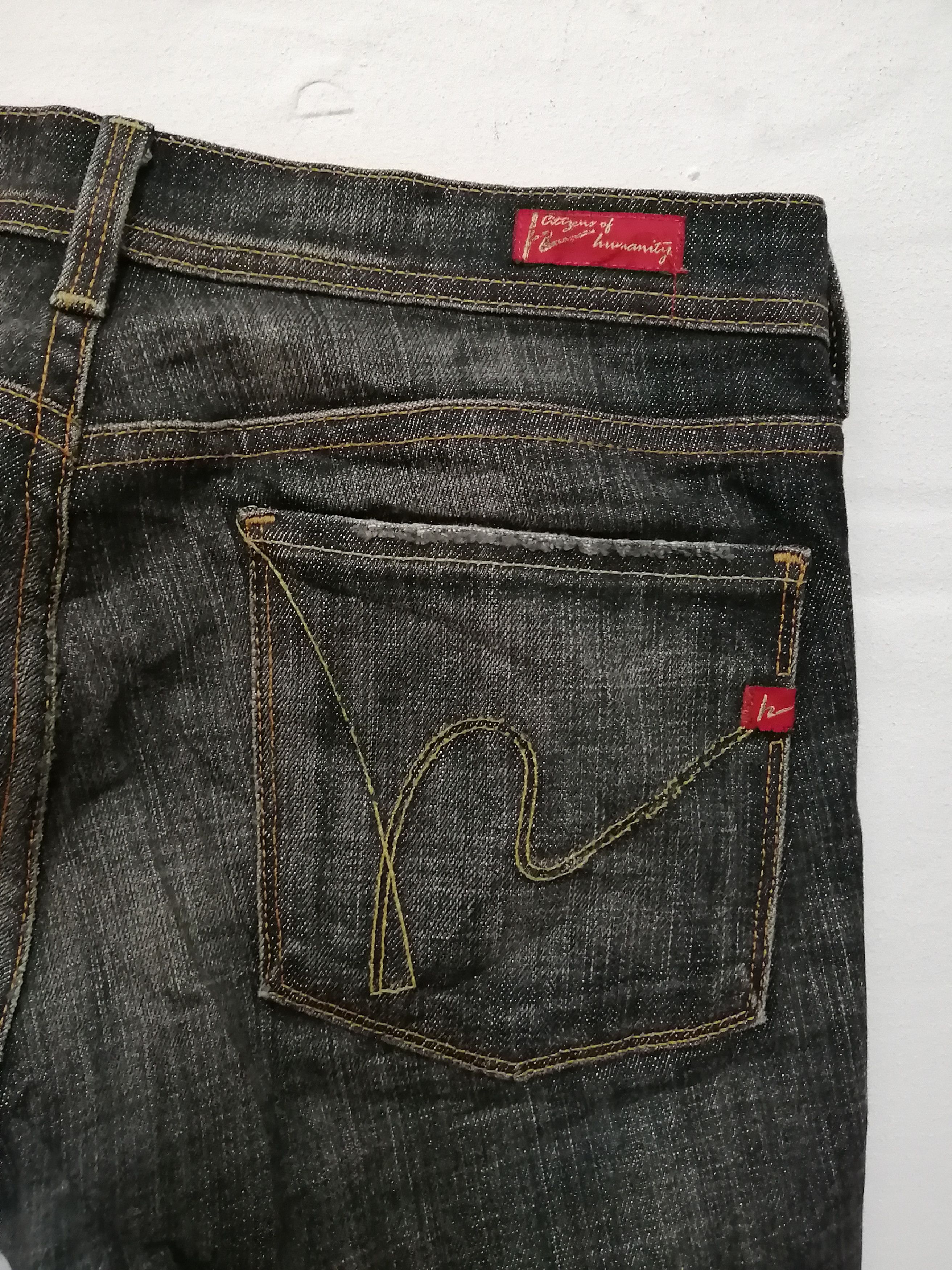 Citizens Of Humanity CITIZENS OF HUMANITY Low Waist Flair Stretch Jeans Size US 27 - 3 Thumbnail