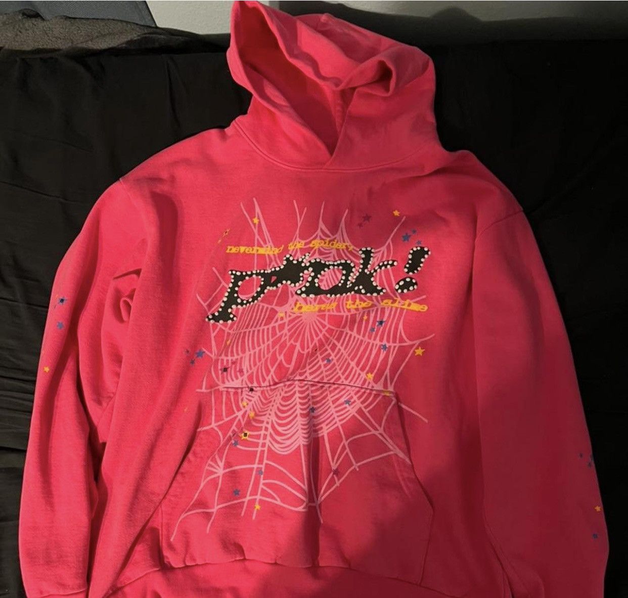 Young Thug pink punk sp5der hoodie BEST DEAL ON GRAILED | Grailed