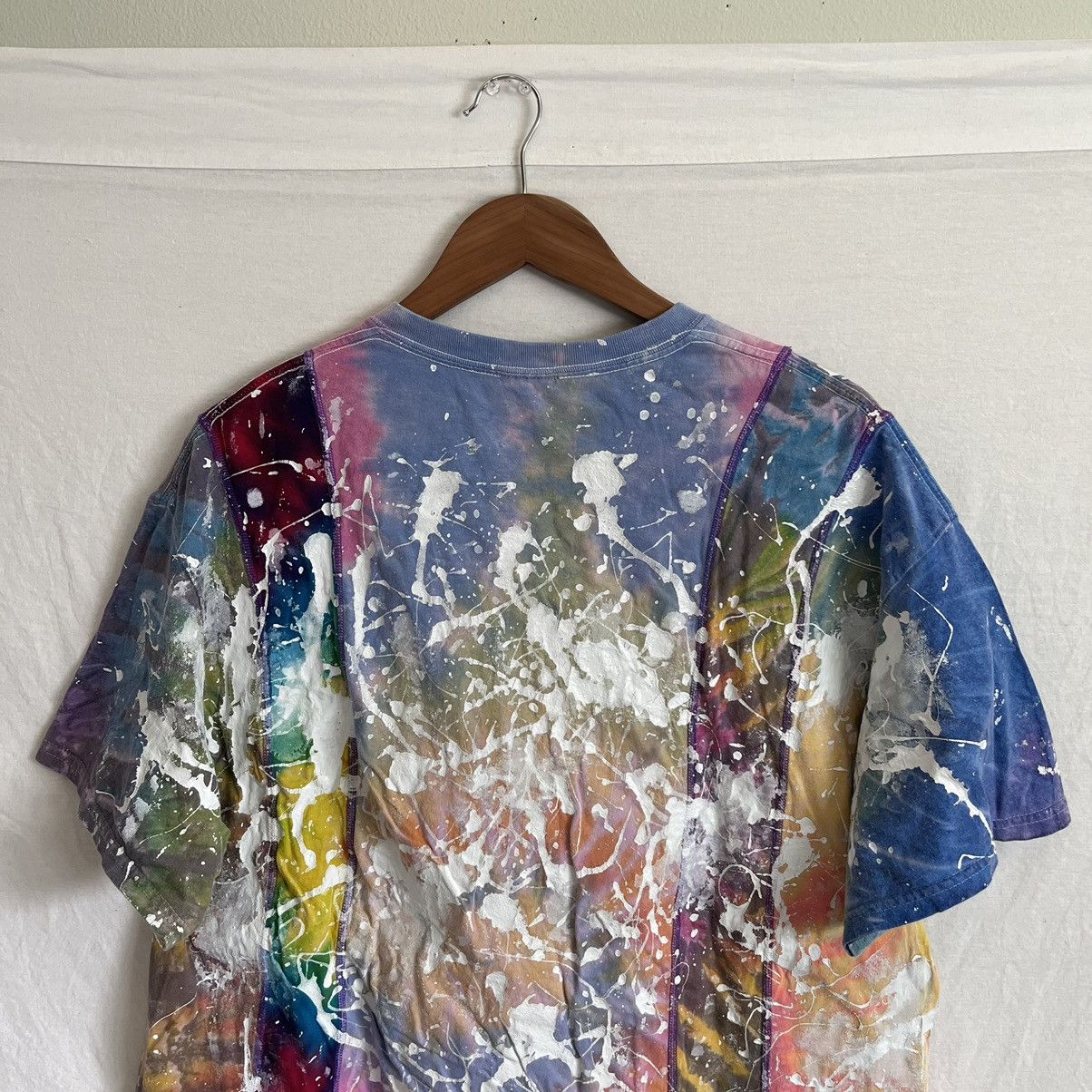 Needles Needles Paint Splatter Split Tie-Dye Tee Size US M / EU 48-50 / 2 - 7 Thumbnail