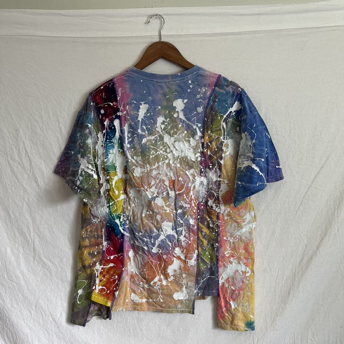 Needles Needles Paint Splatter Split Tie-Dye Tee Size US M / EU 48-50 / 2 - 8 Thumbnail