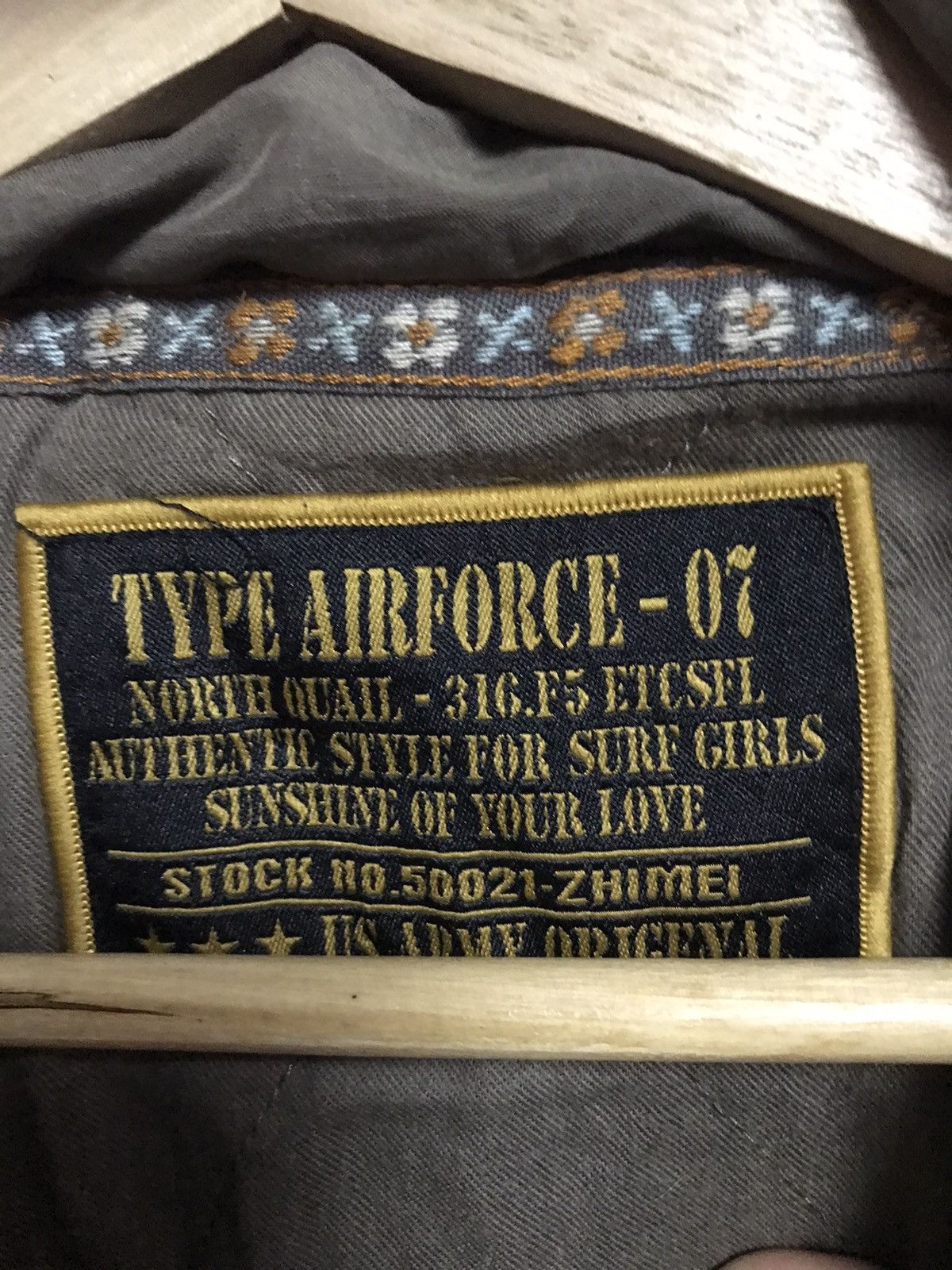 The Unbranded Brand Type Airforce Jaket Fullzip Size US M / EU 48-50 / 2 - 5 Thumbnail