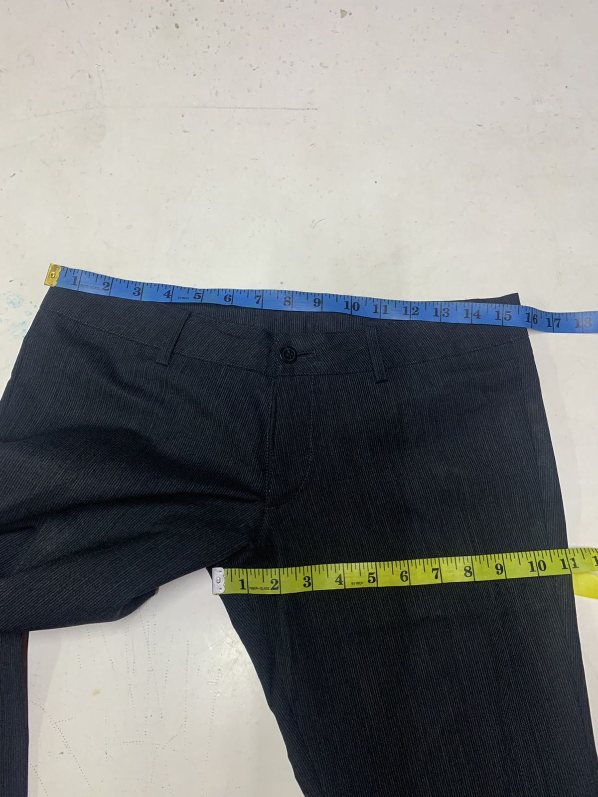 Yohji Yamamoto INED BLACK SLACKS Size 31" - 7 Thumbnail
