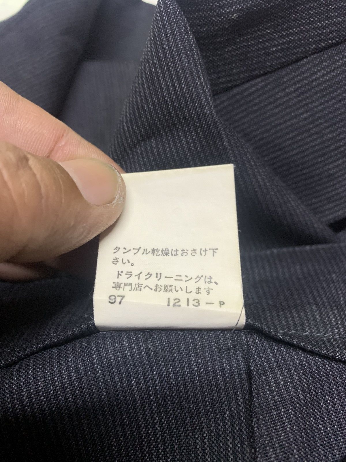 Yohji Yamamoto INED BLACK SLACKS Size 31" - 6 Thumbnail