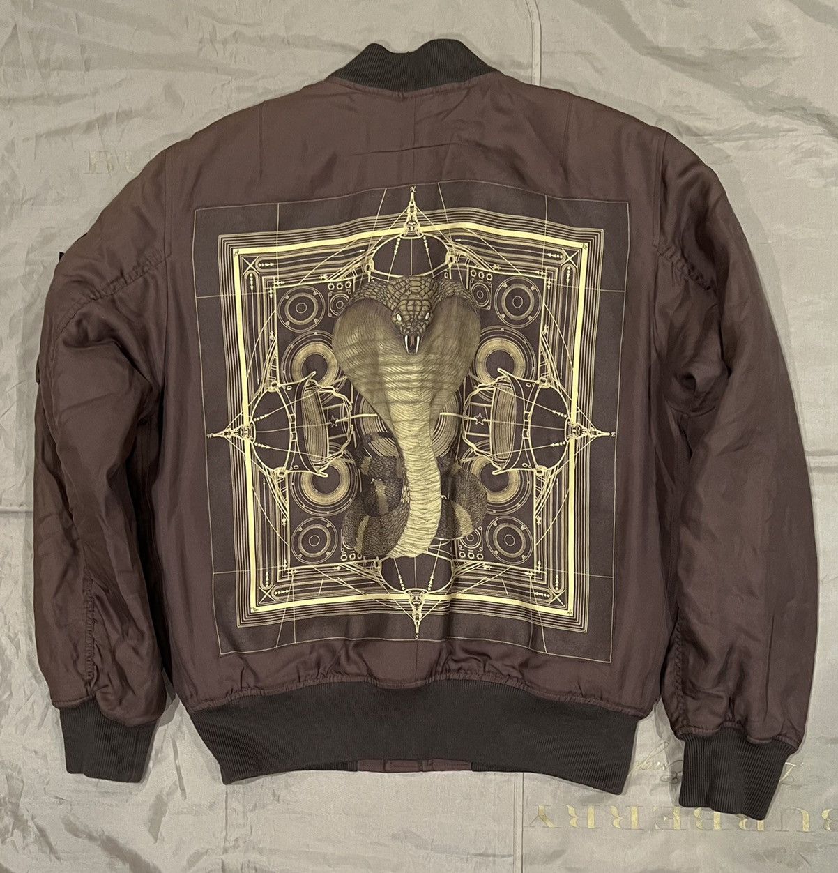 Givenchy Givenchy bomber silk brown jacket size 50 $4500 Size US M / EU 48-50 / 2 - 6 Thumbnail