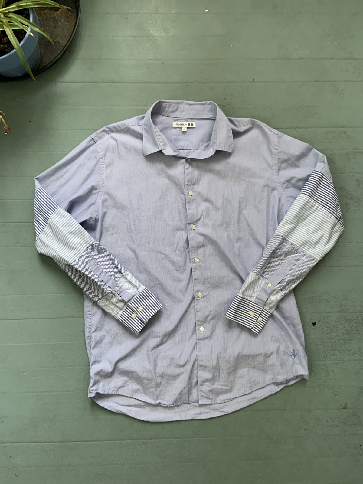 JW Anderson × Uniqlo Multi Stripe Sleeve Casual Shirt Size US L / EU 52-54 / 3 - 1 Thumbnail