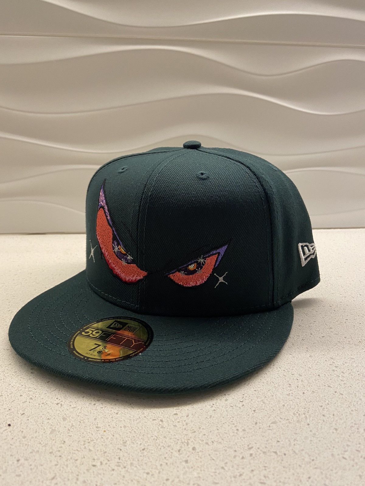 New Era × Supreme Eyes New Era Fitted Hat 7 & 5/8 (Green) | Grailed