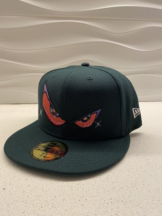 Supreme Eyes New Era Fitted Hat 7 & 5/8 (Green) | Grailed