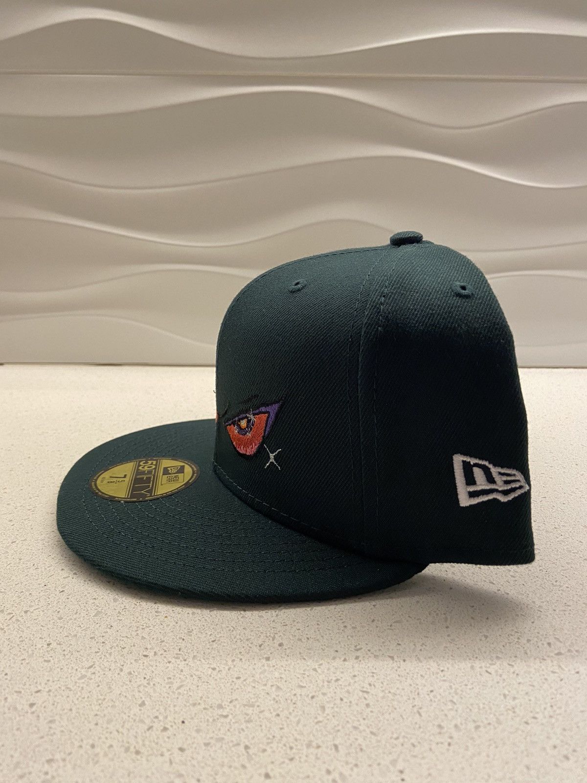 New Era × Supreme Eyes New Era Fitted Hat 7 & 5/8 (Green) | Grailed