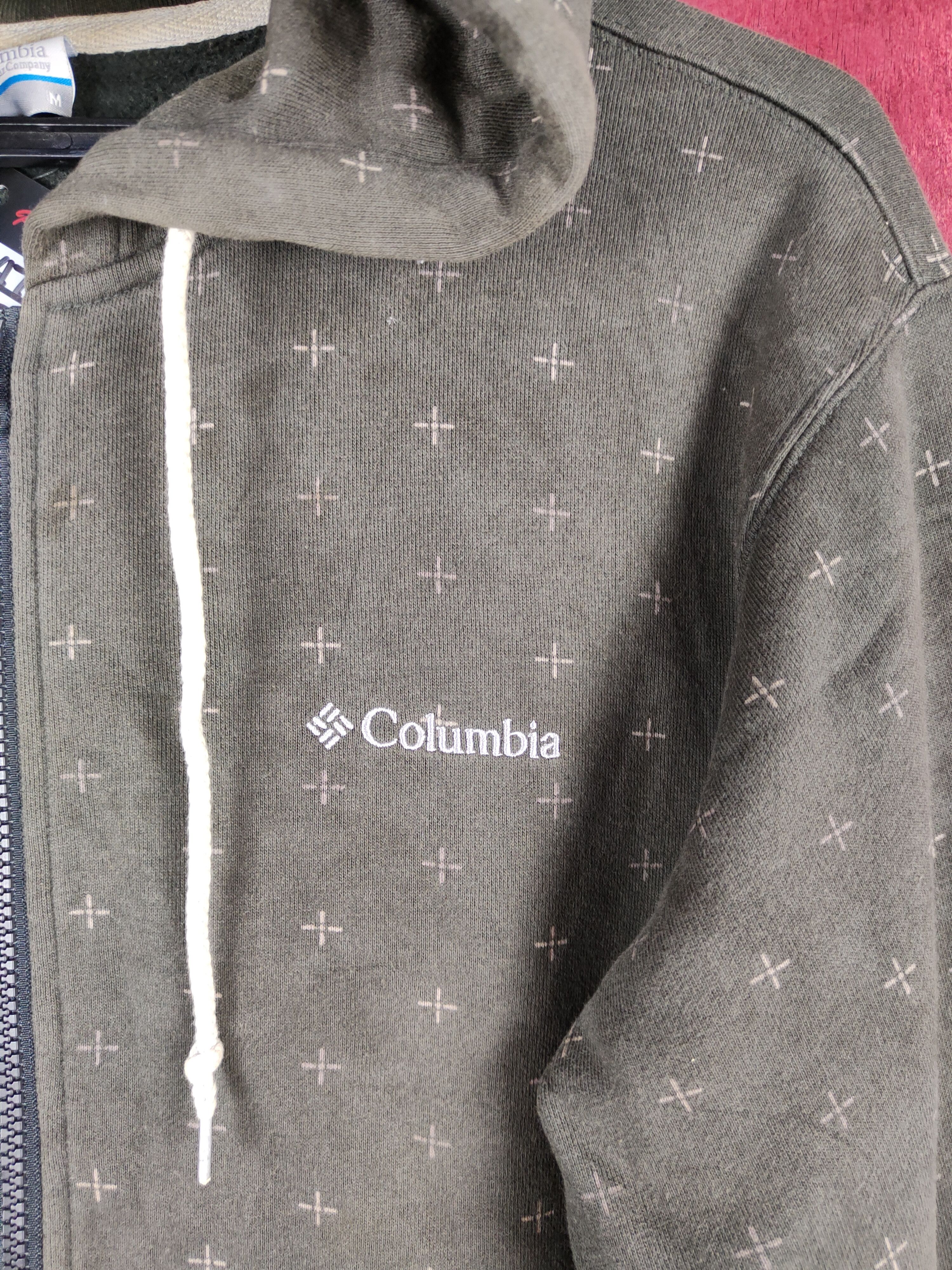 Columbia Columbia Gray polkadot Sweater hoodie #4700 Size US M / EU 48-50 / 2 - 6 Thumbnail