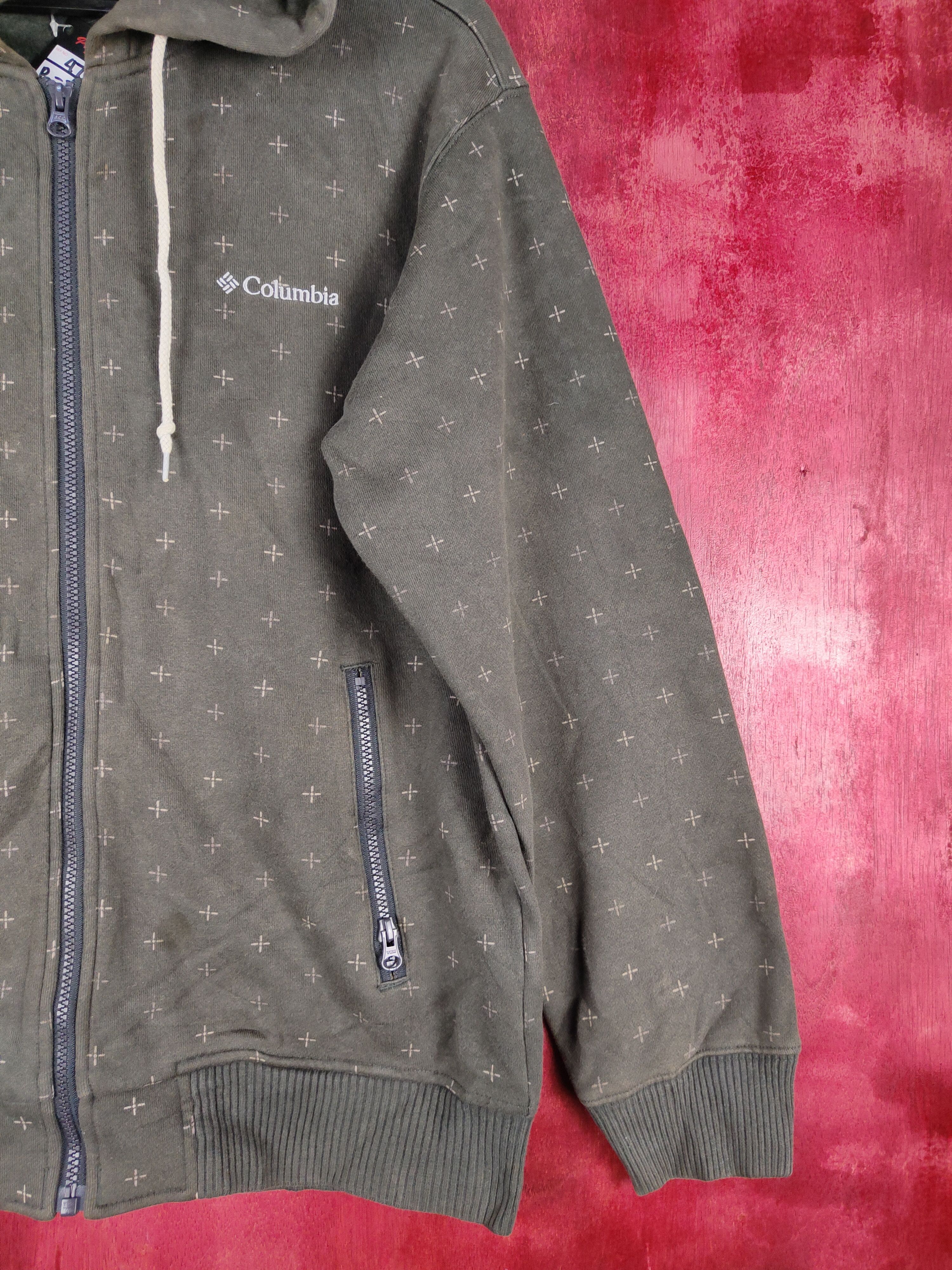 Columbia Columbia Gray polkadot Sweater hoodie #4700 Size US M / EU 48-50 / 2 - 5 Thumbnail