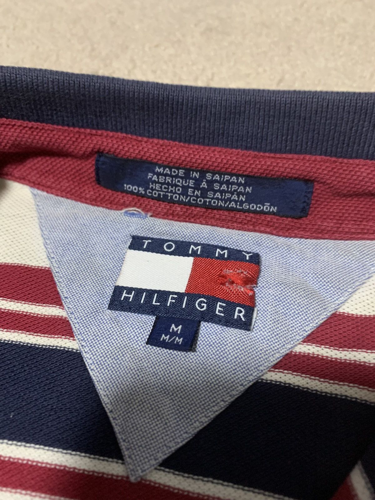 Tommy Hilfiger Vintage Tommy Hilfiger Polo Size US M / EU 48-50 / 2 - 3 Thumbnail