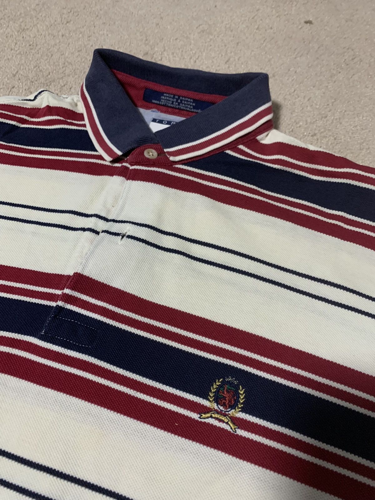 Tommy Hilfiger Vintage Tommy Hilfiger Polo Size US M / EU 48-50 / 2 - 2 Thumbnail